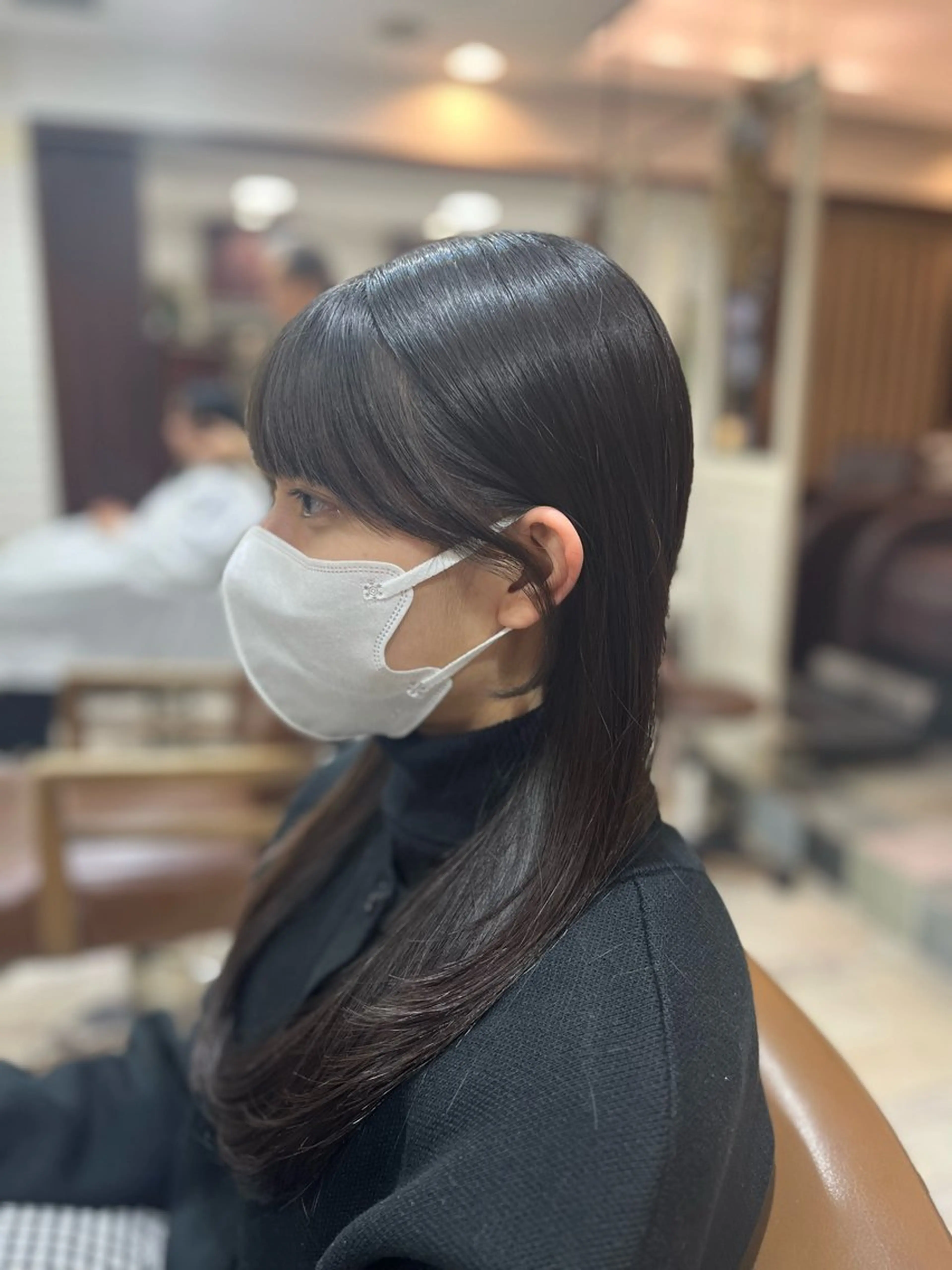 ロング カット ヘアカラー トリートメント 透明感カラー／ 艶感カラー／RAMUのヘアスタイル