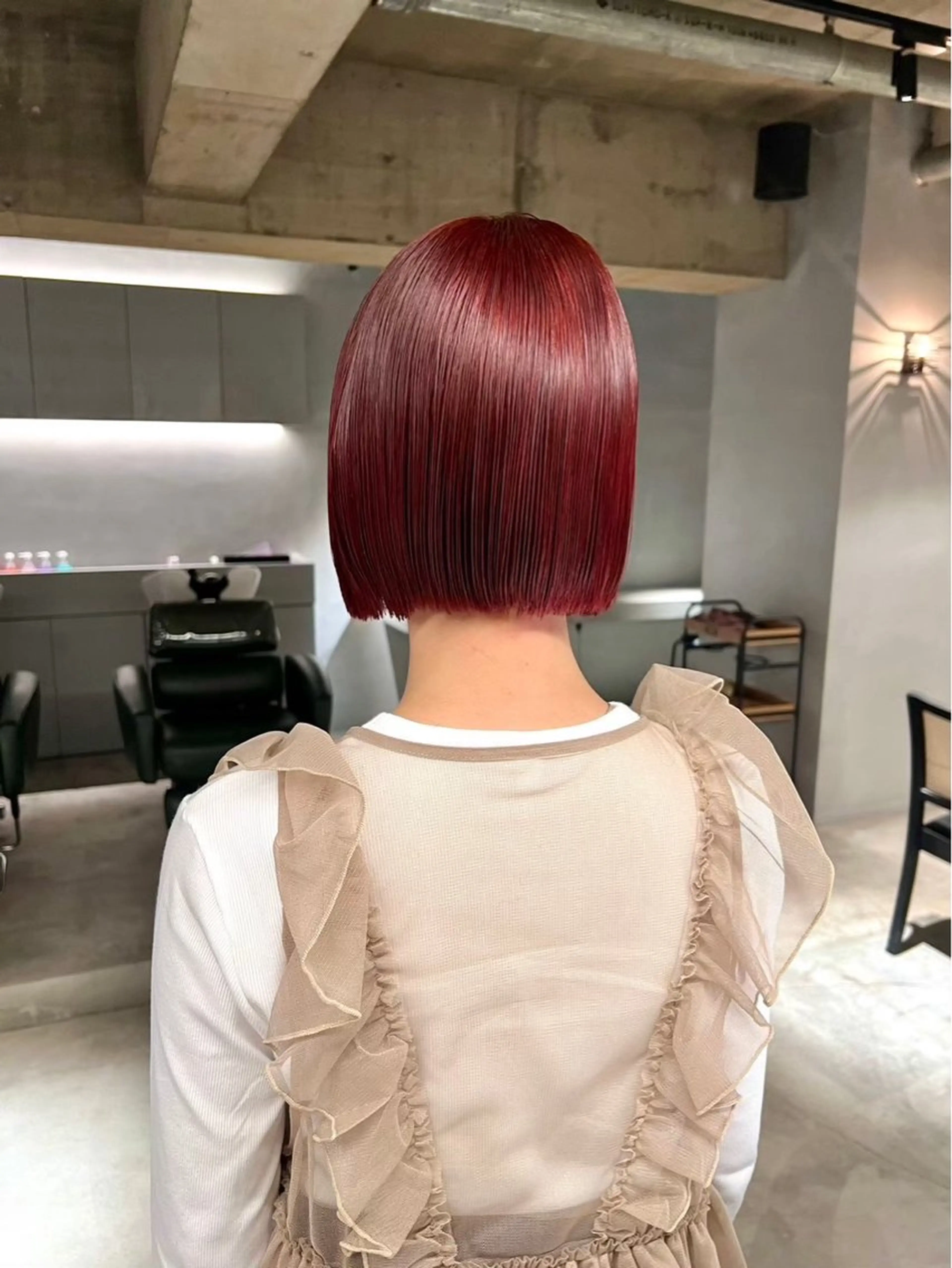 《U25》カット+カラーonカラー+Aujuaトリートメントの写真