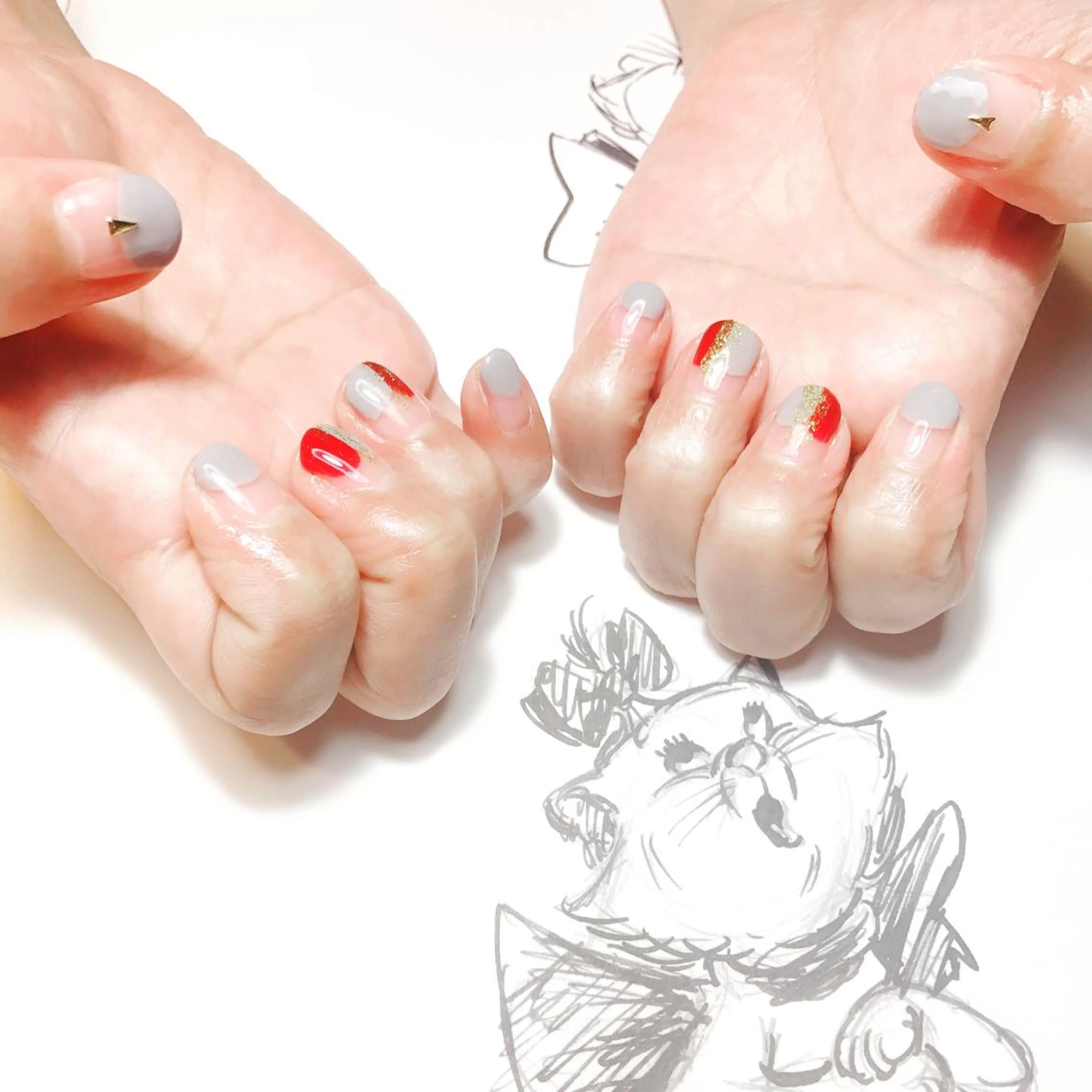 ネイル フレンチネイル owlnail /持込みデザイン専門のネイルデザイン