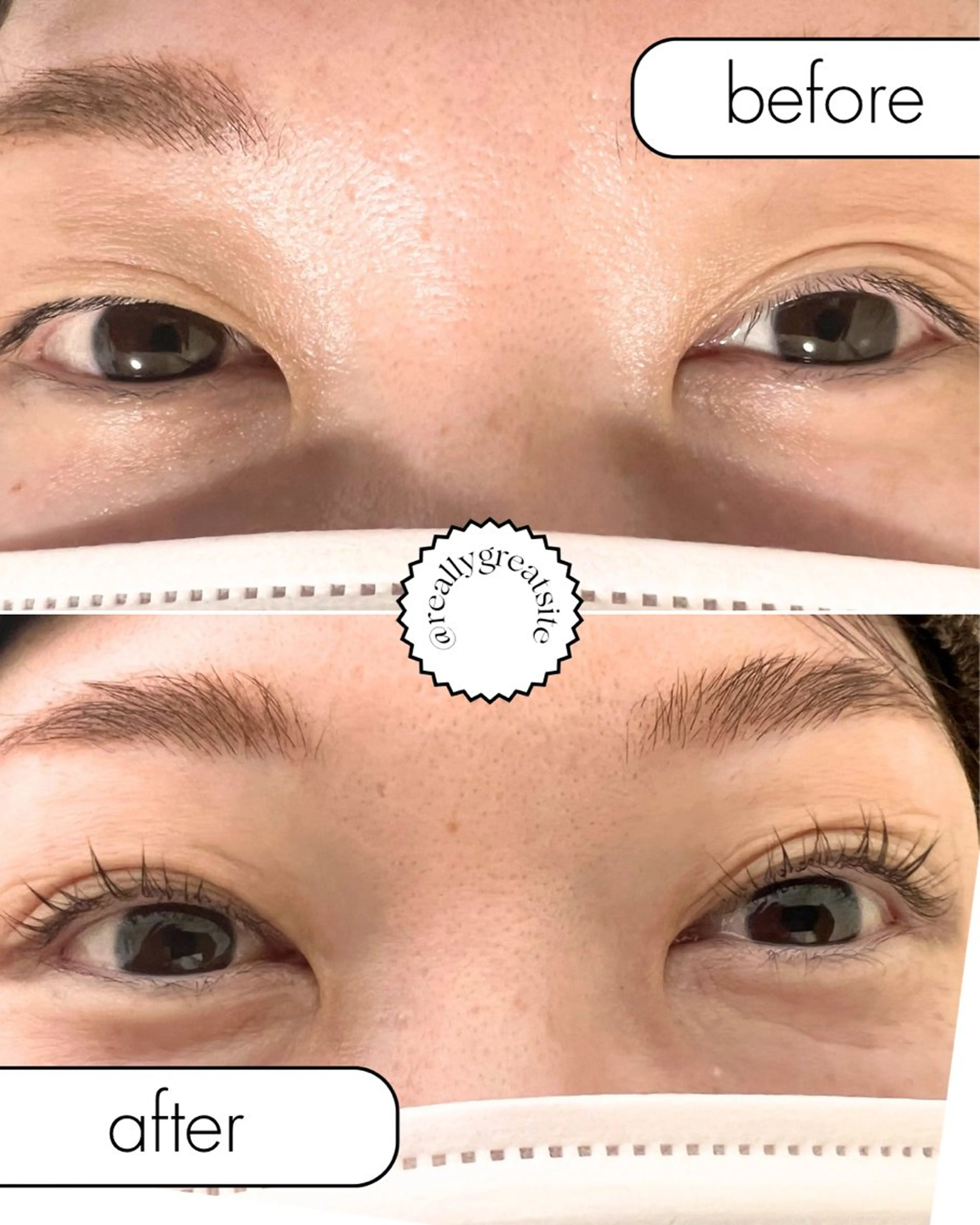 まぶたごと上げるパーマ✨ 一重、たるみまぶた、重たい奥二重等まぶたのお悩みがある方‼️まつ毛の短い方もしっかり上がる🌈の写真