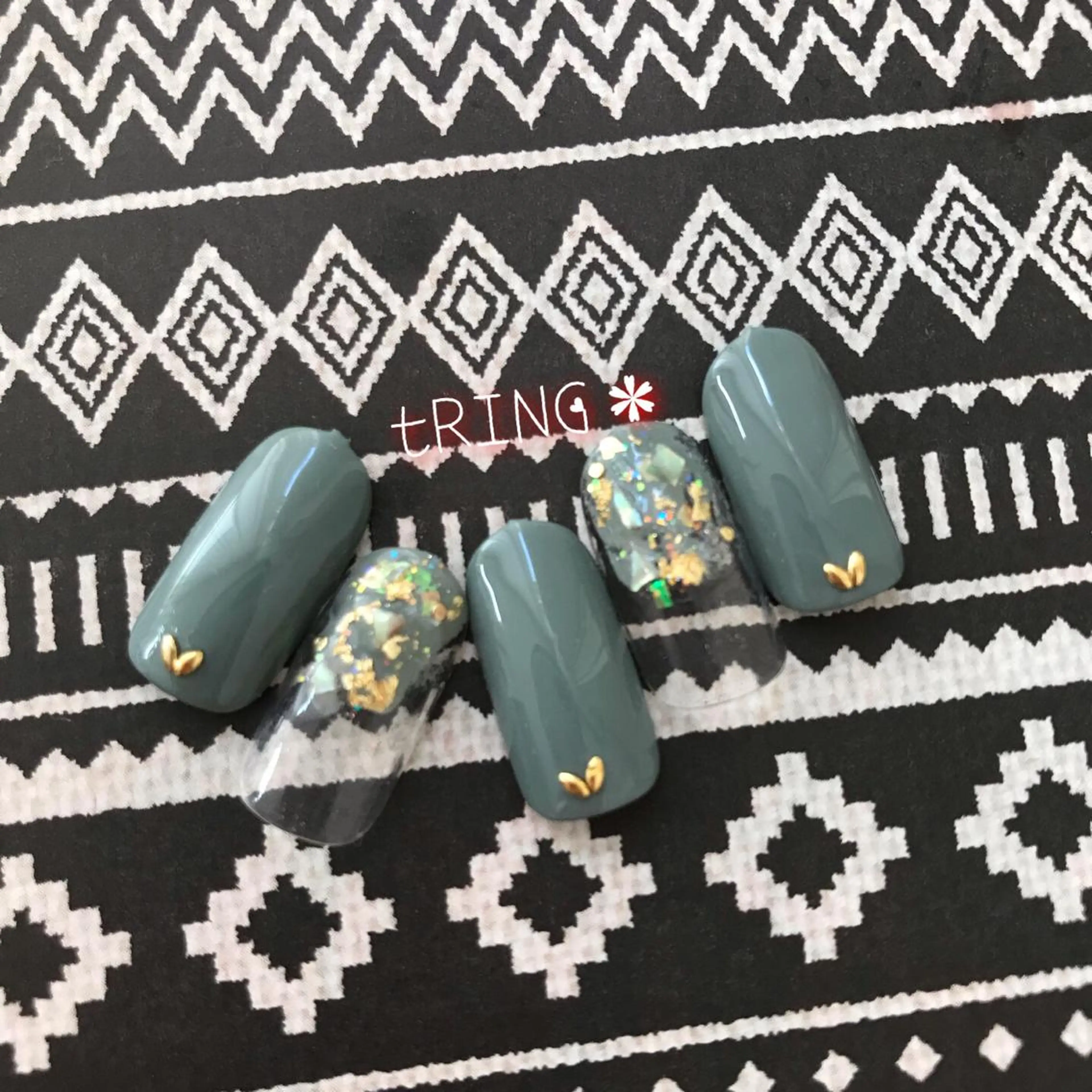 ネイル tRING* しいの木台のネイルデザイン