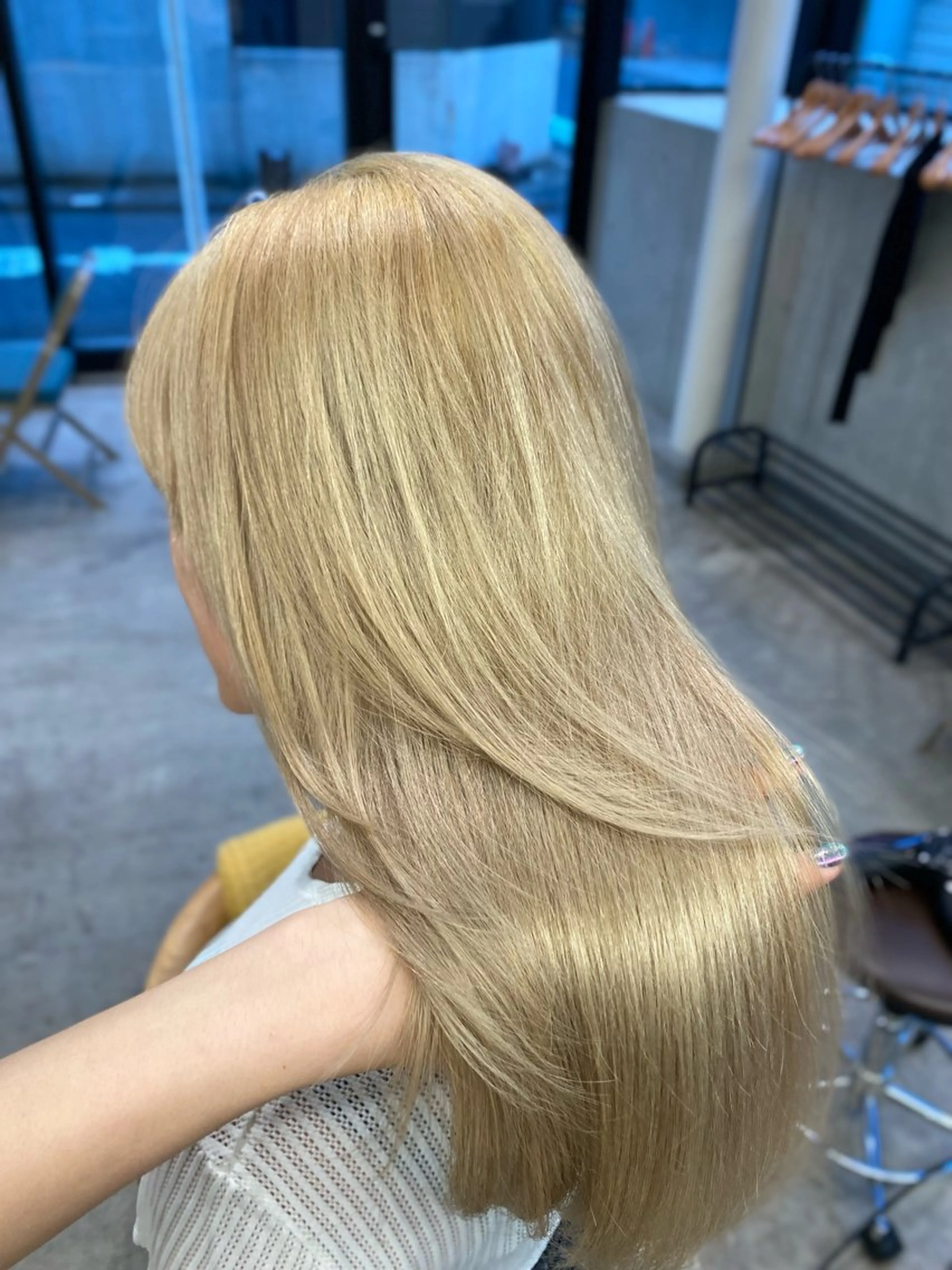 ロング カラー レイヤー/柔色 カラー/SAkiのヘアスタイル