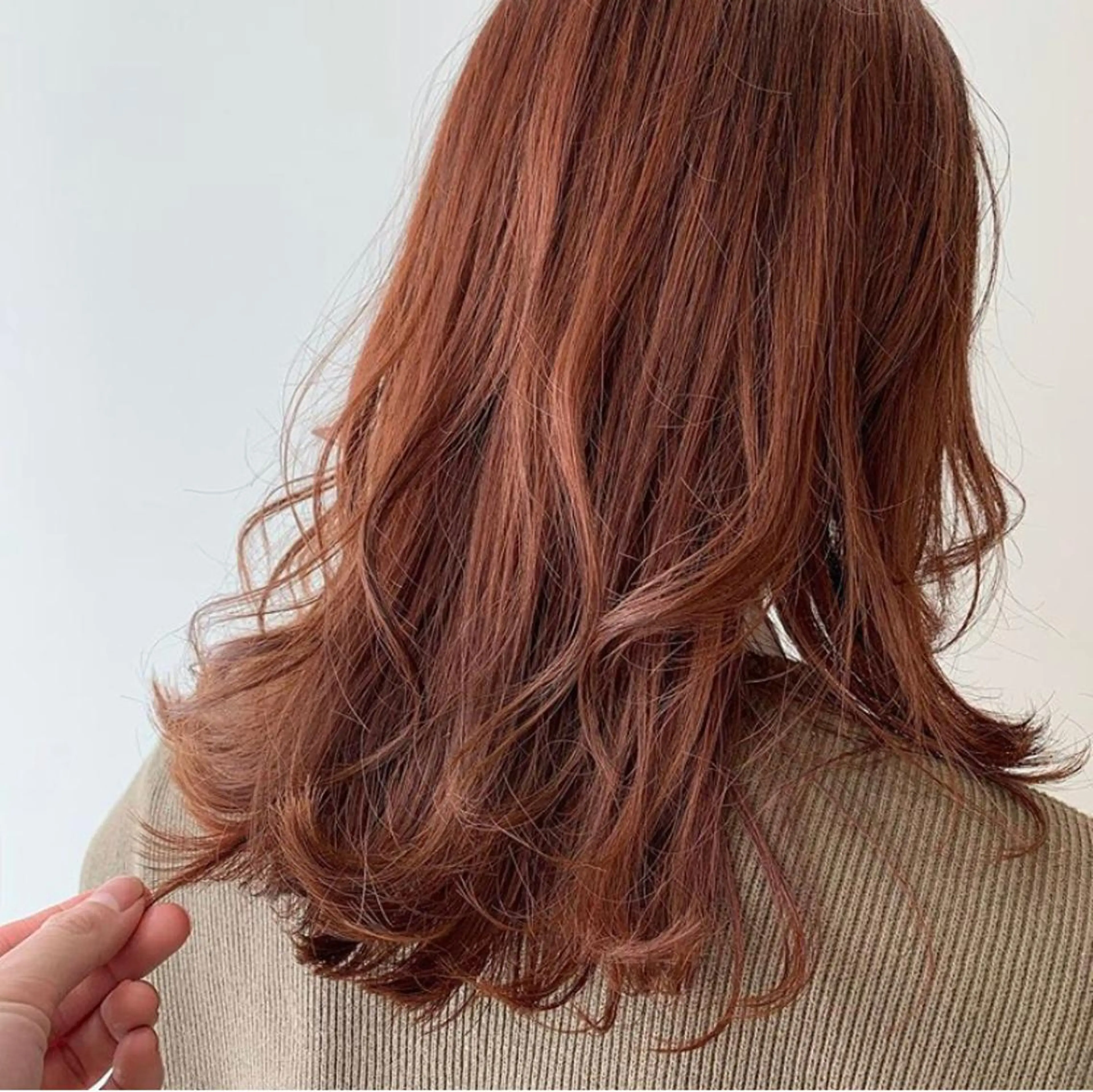 ミディアム カラー パーマ ヘアアレンジ 増渕 駿介のヘアスタイル