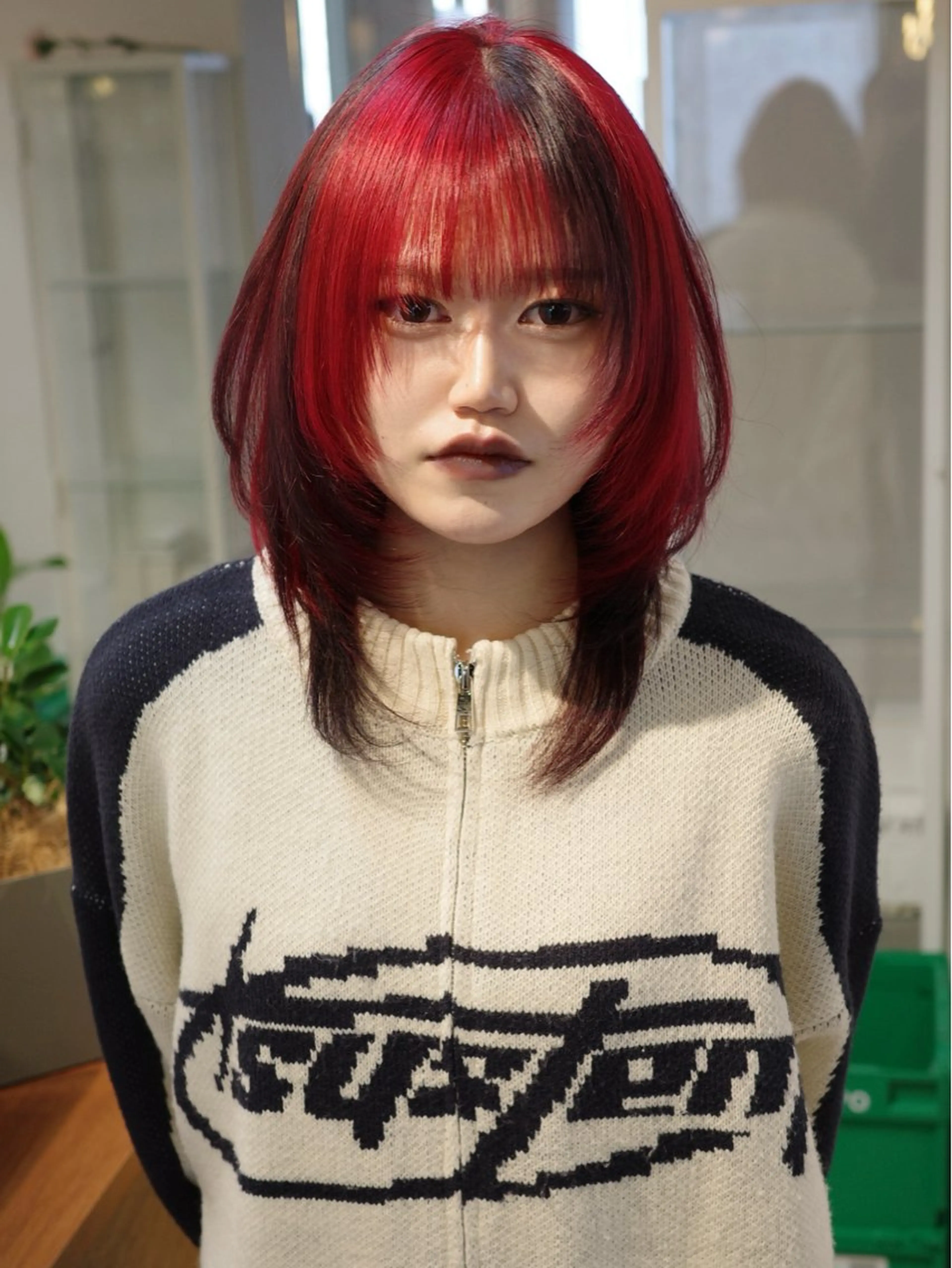 セミロング カラー ヘアカラー ウルフ/レイヤー ⚡️ITSUKU⚡️のヘアスタイル