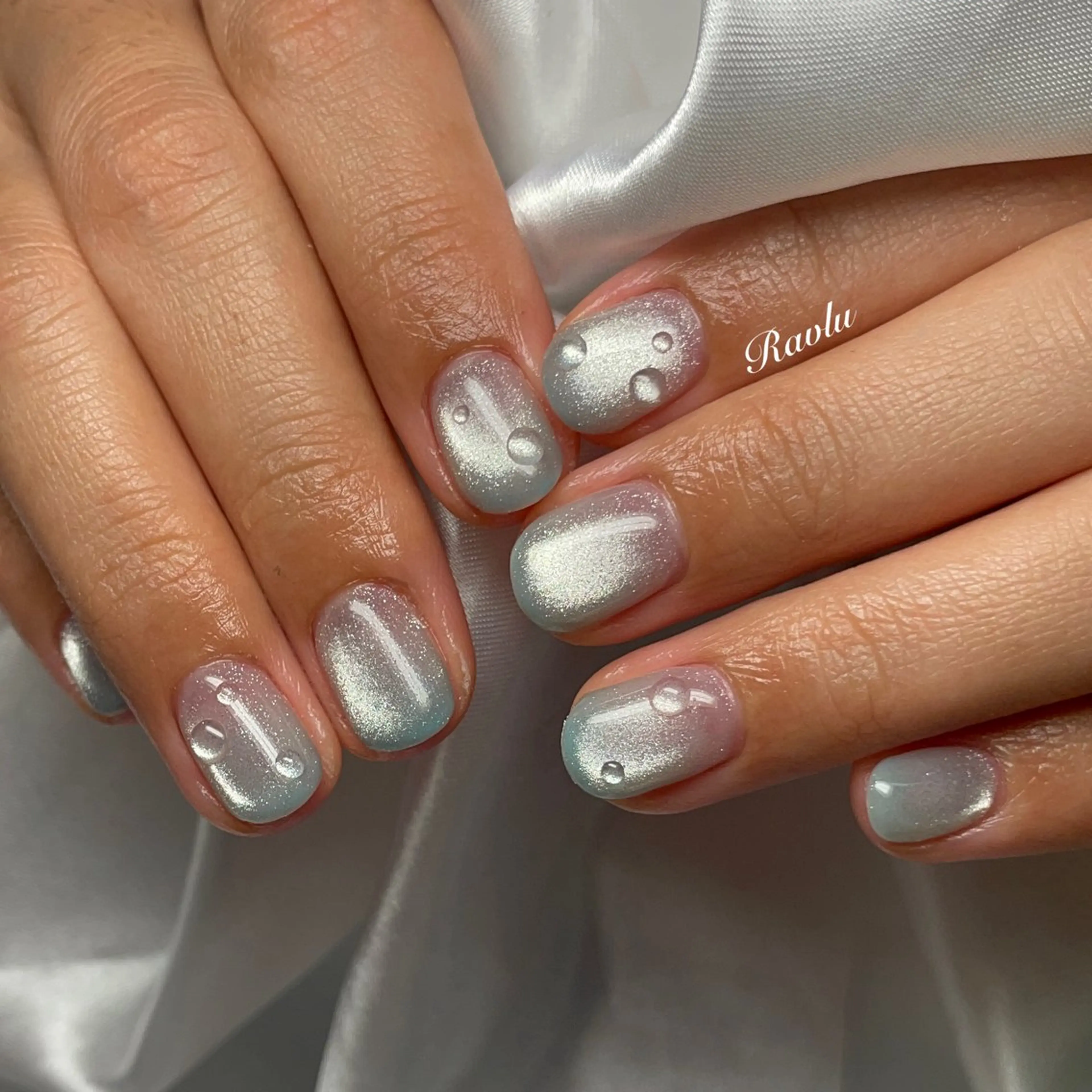 ネイル アートネイル マグネットネイル ハンドネイル Ravlu所属・アラカキ アンジュのネイルデザイン