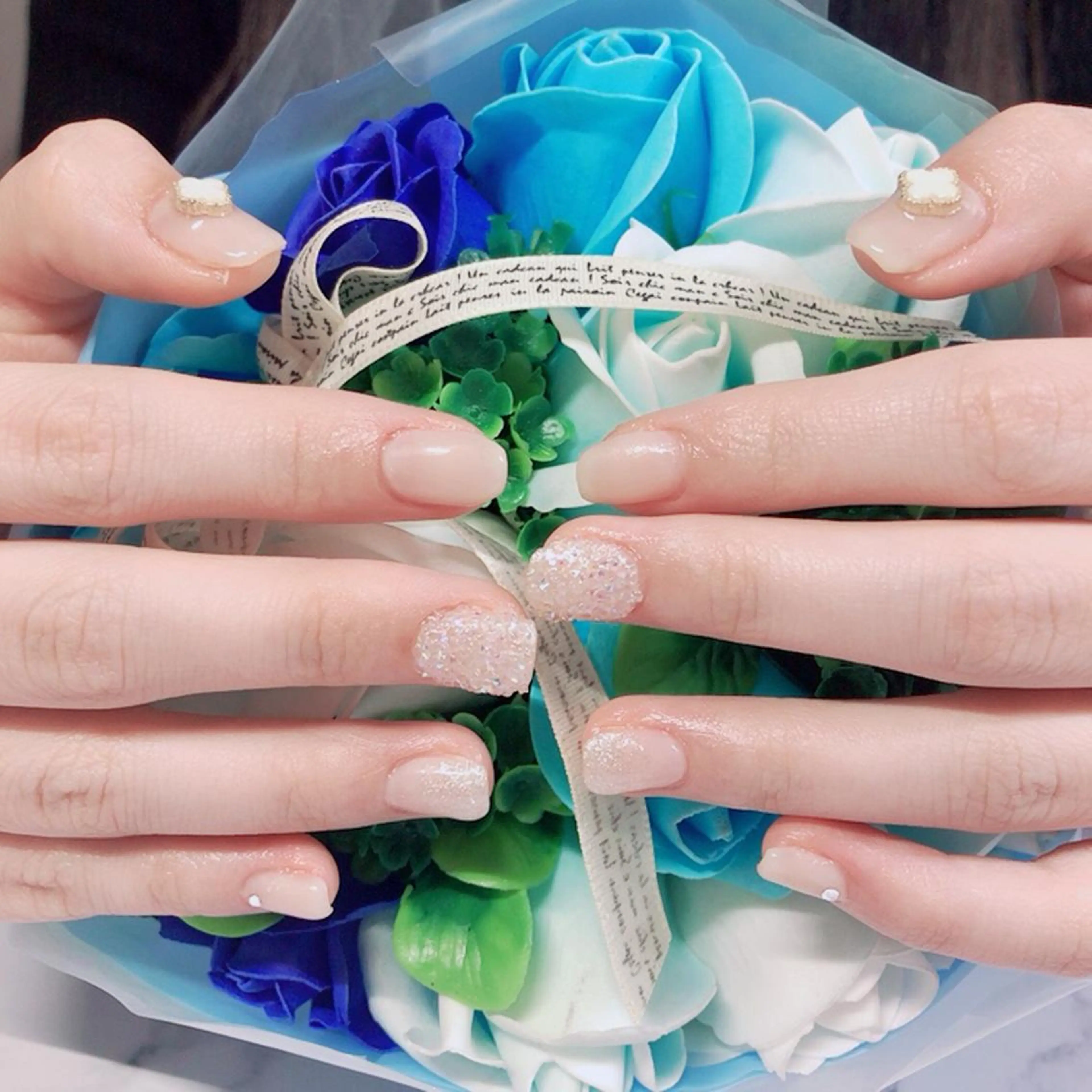 ネイル 持ち込み ワンカラーネイル 奥園 良恵のネイルデザイン