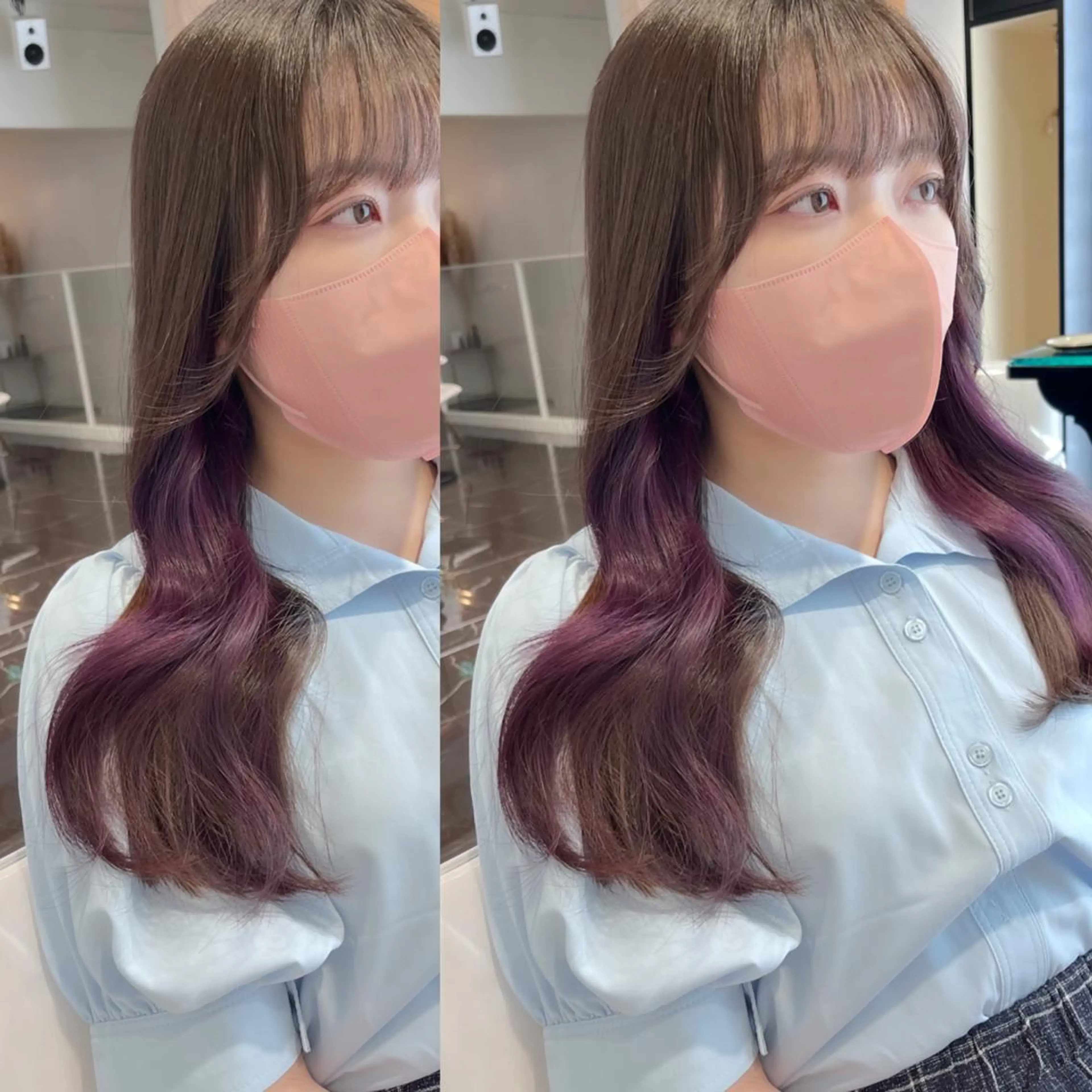 ロング カラー ブリーチ ヘアカラー LOTTA CUCCI所属・miyu /トレンド カラー×艶髪のヘアスタイル