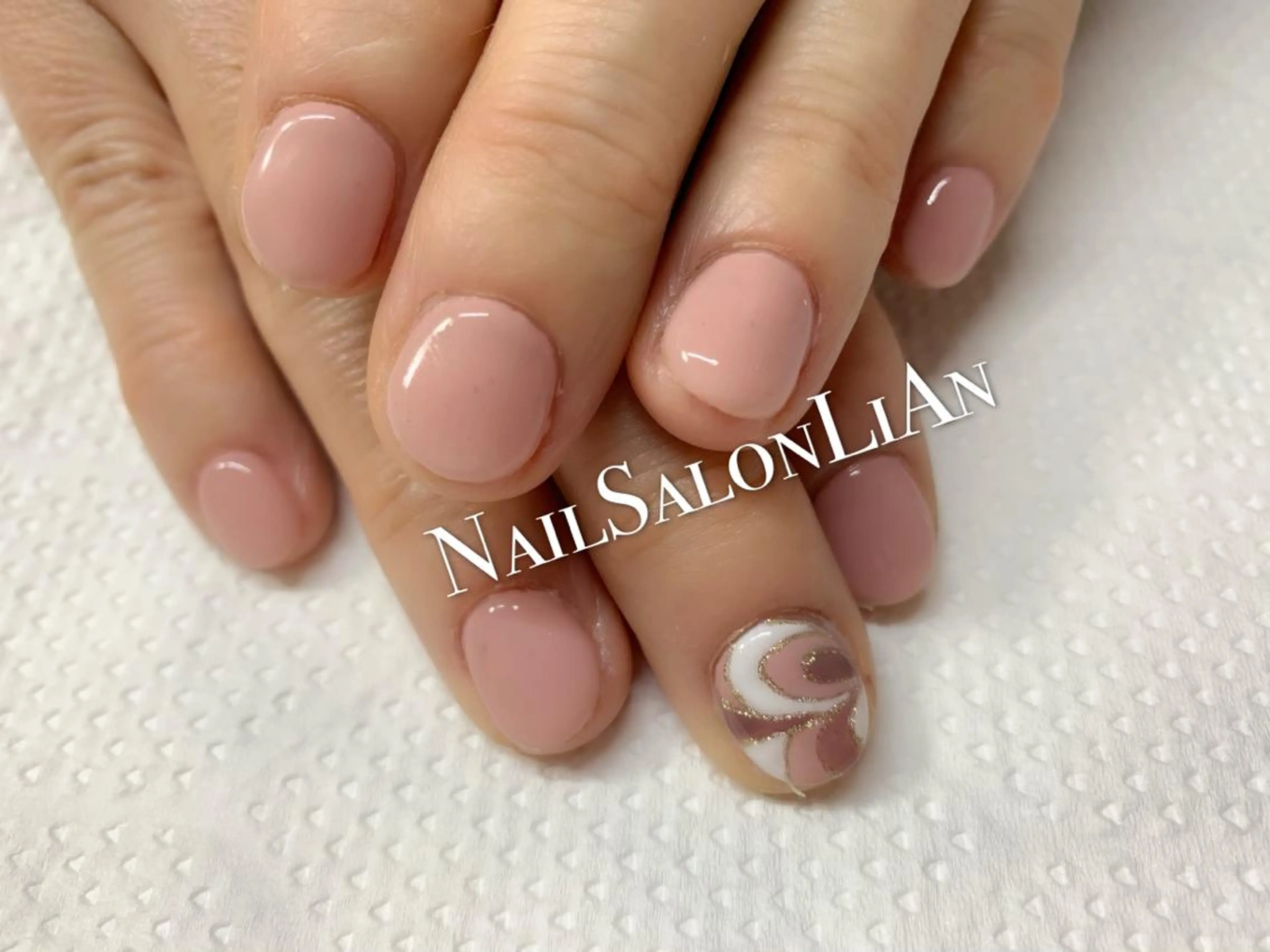 ネイル アートネイル シンプルネイル NailSalon LiAnのネイルデザイン