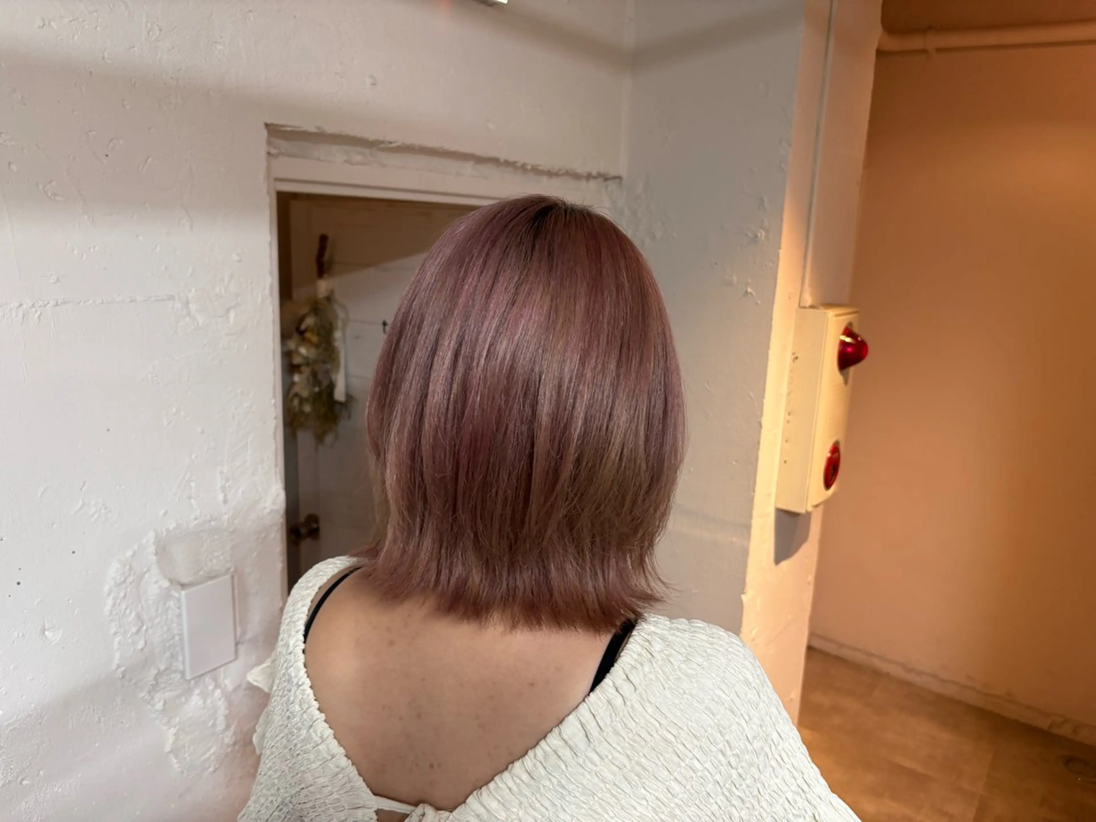 ミディアム ヘアカラー トリートメント tokute 中野真咲🐺のヘアスタイル