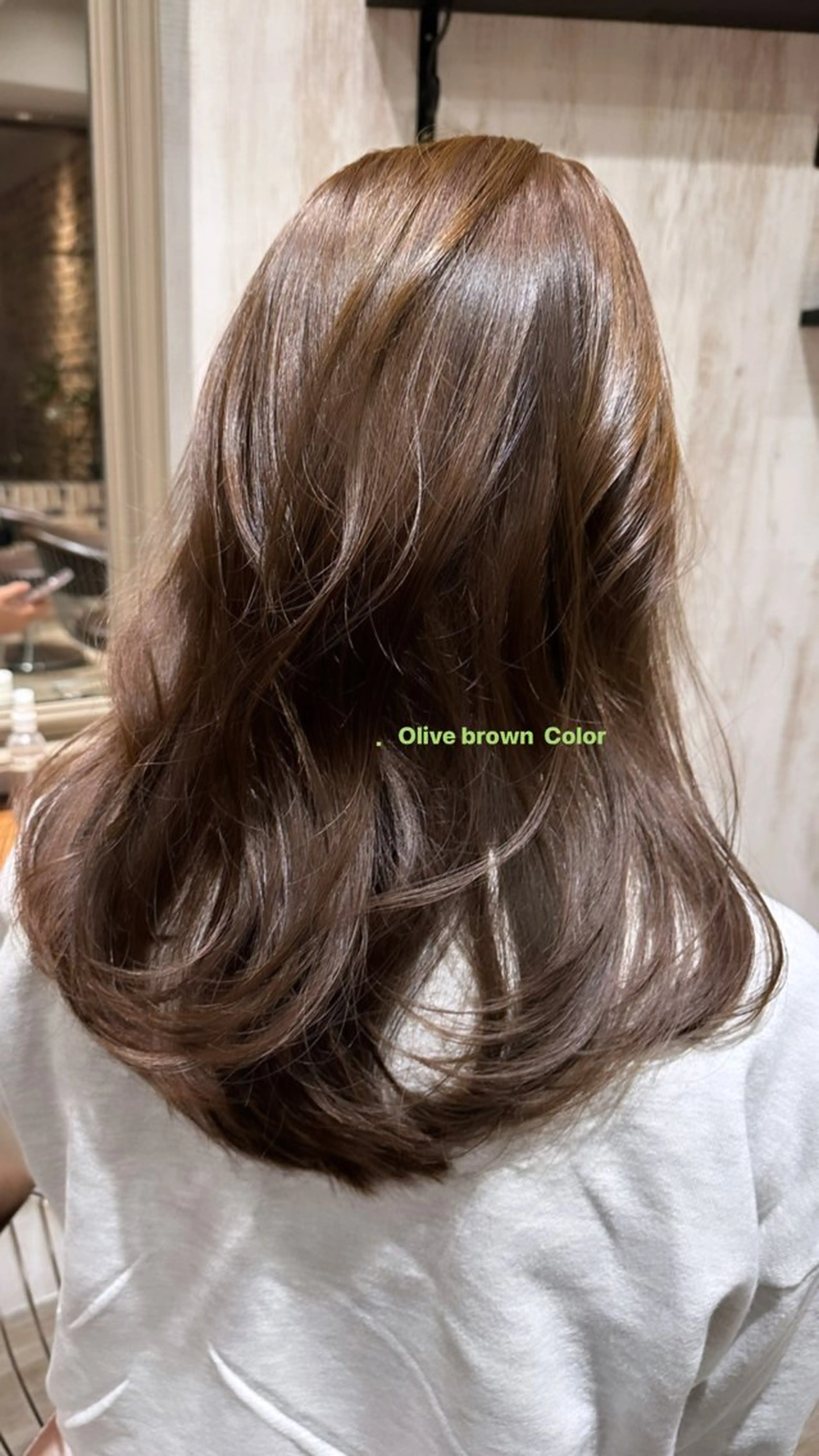 カラー オリーブカラー Soin by Re:chaLu所属・Miyu 🌙⭐︎のヘアスタイル