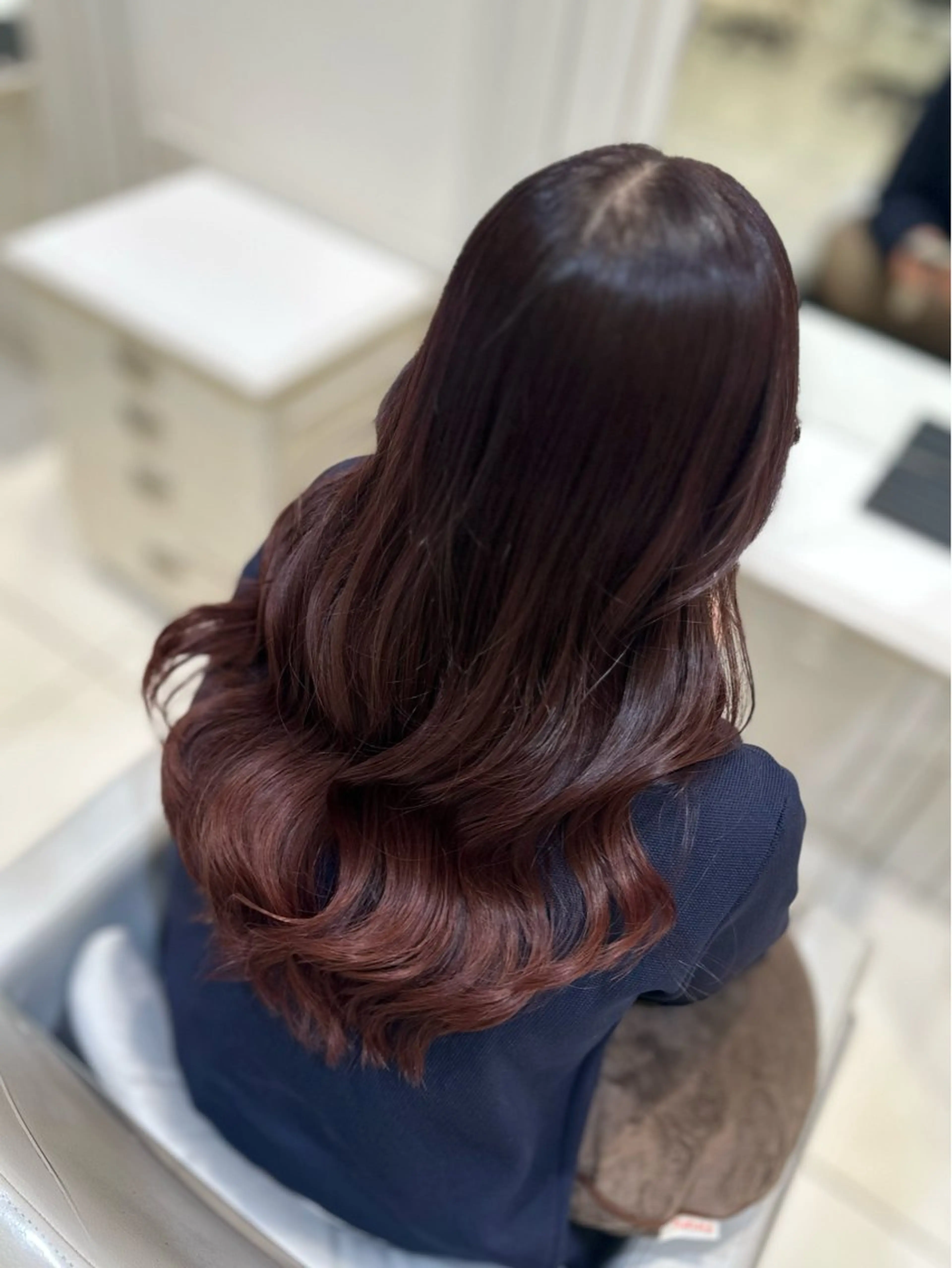 ロング カラー orgo所属・︎︎☁🧺チヒロ モデル募集🧺︎︎☁のヘアスタイル