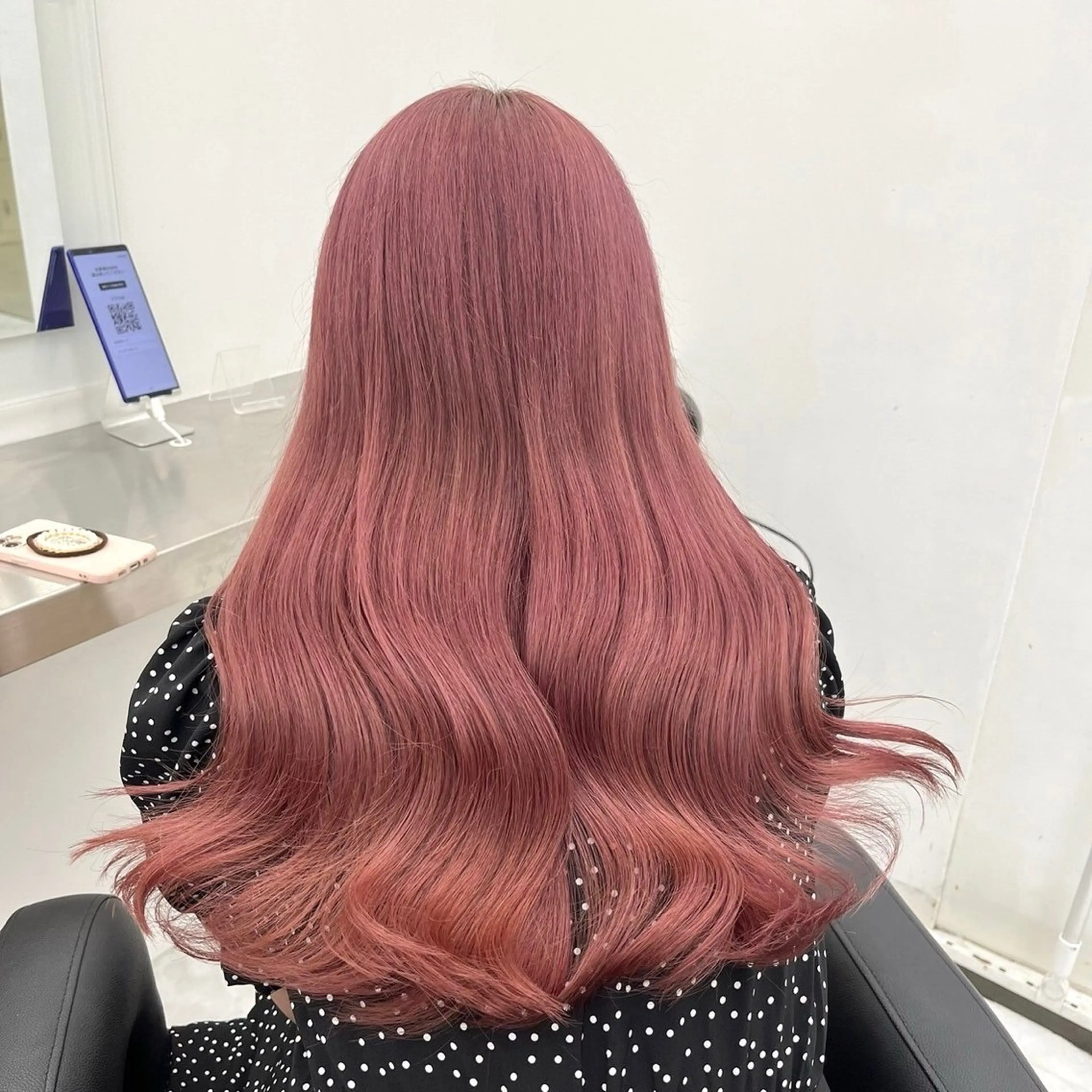 ロング カラー ヘアカラー ヘッドスパ ヘアセット 🤍韓国ワンホンヘ ア SHIONE🤍のヘアスタイル