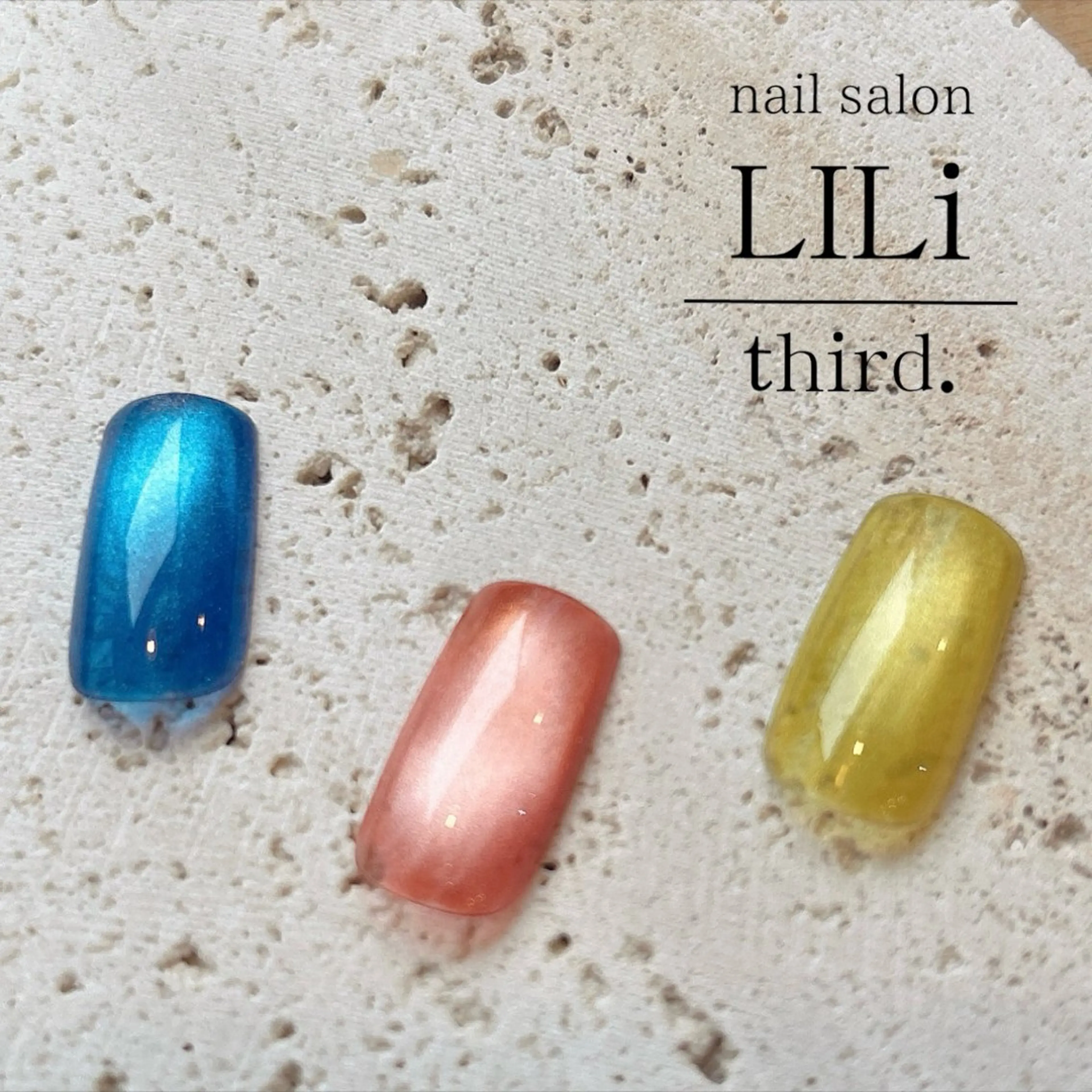 ネイル マグネットネイル ハンドネイル nail salon LILi third.所属・Saya ᵕ̈*のネイルデザイン
