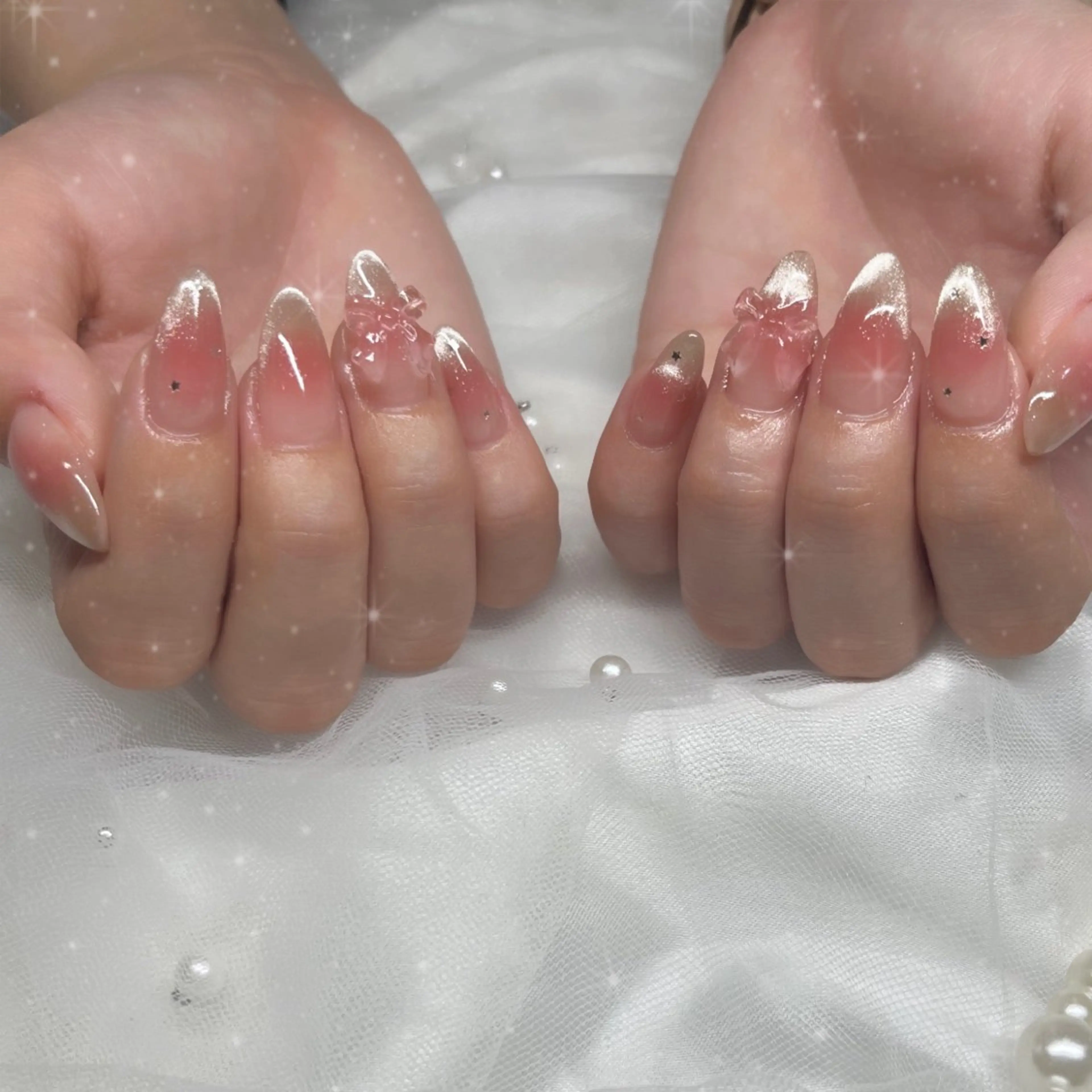 ネイル マグネットネイル ハンドネイル ブルーデイジー栄本店所属・BlueDaisy 栄本店のネイルデザイン