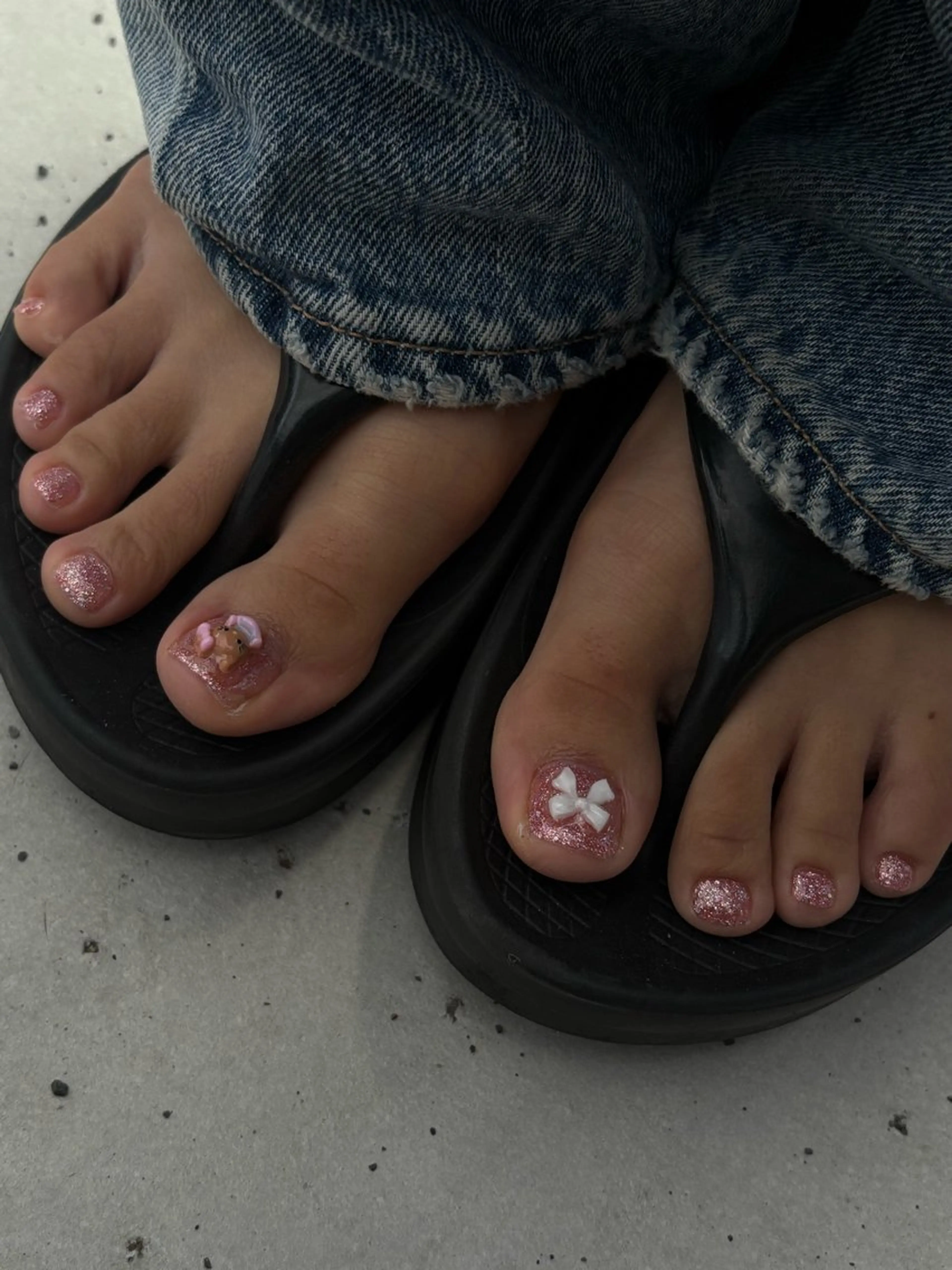 🪄フットネイル🪄ワンカラーの写真