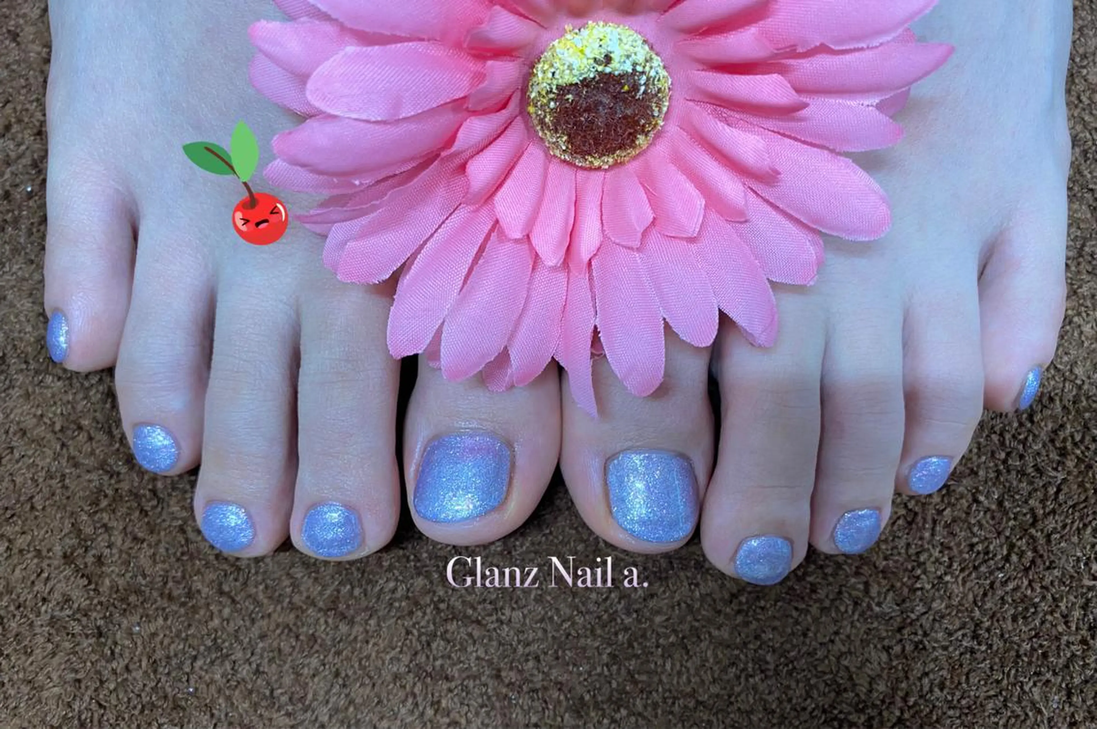 ネイル ジェルネイル ワンカラーネイル Glanz  Nail aのネイルデザイン