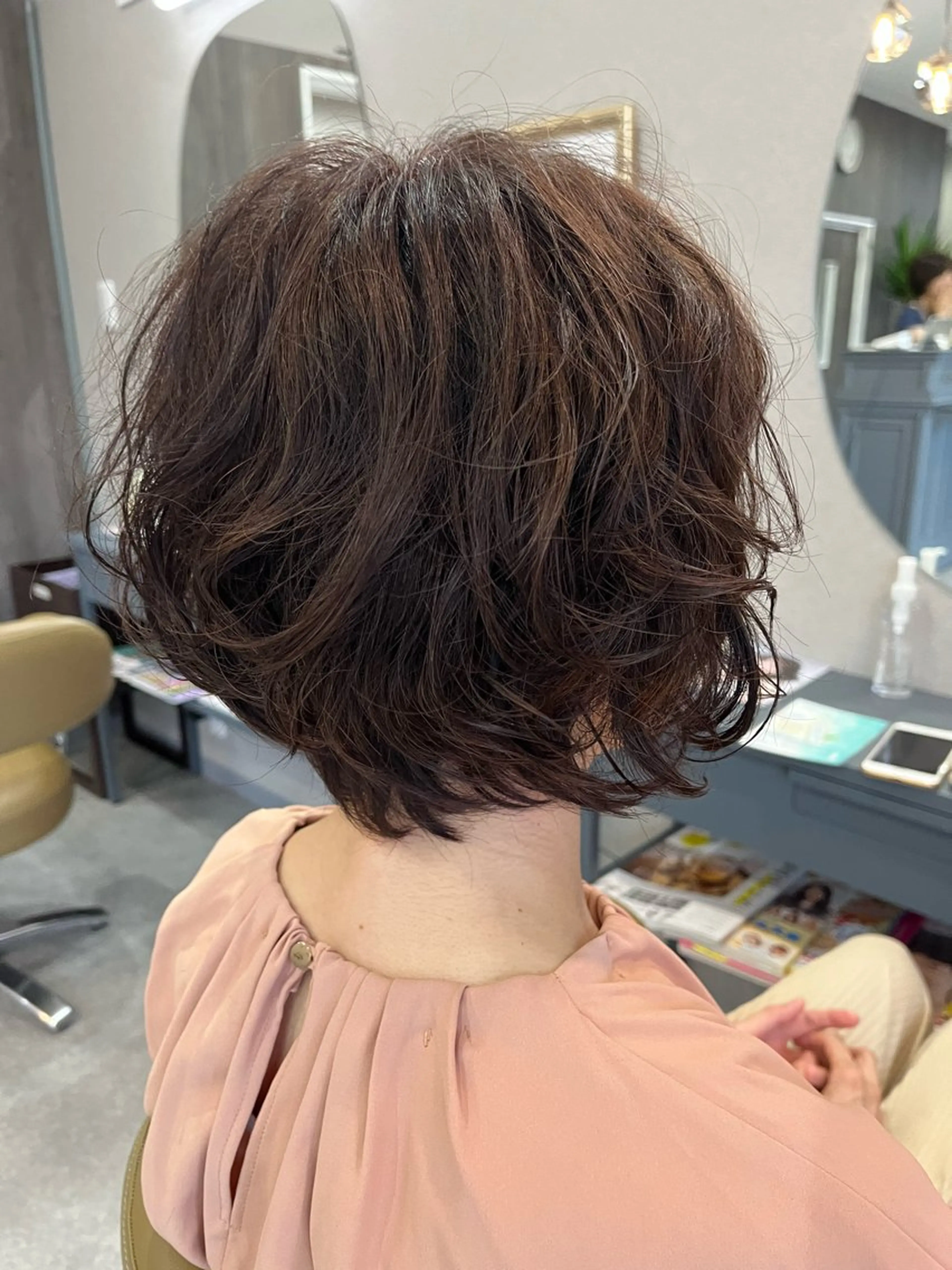 パーマ 岩崎 惠子のヘアスタイル