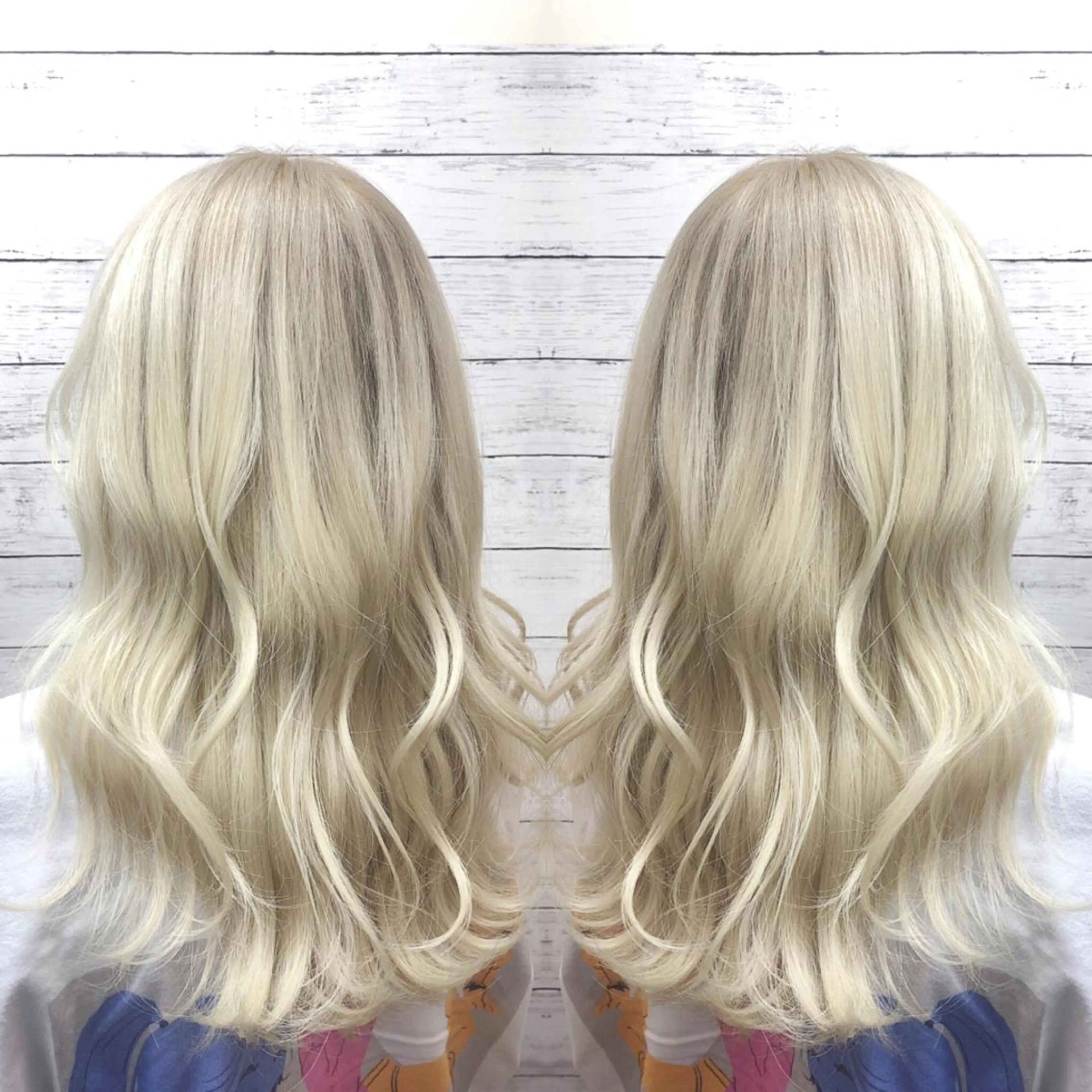 セミロング カラー ブリーチ ヘアカラー ヘアセット 韓国ヘア🤍髪質改善 🇰🇷AKANEのヘアスタイル