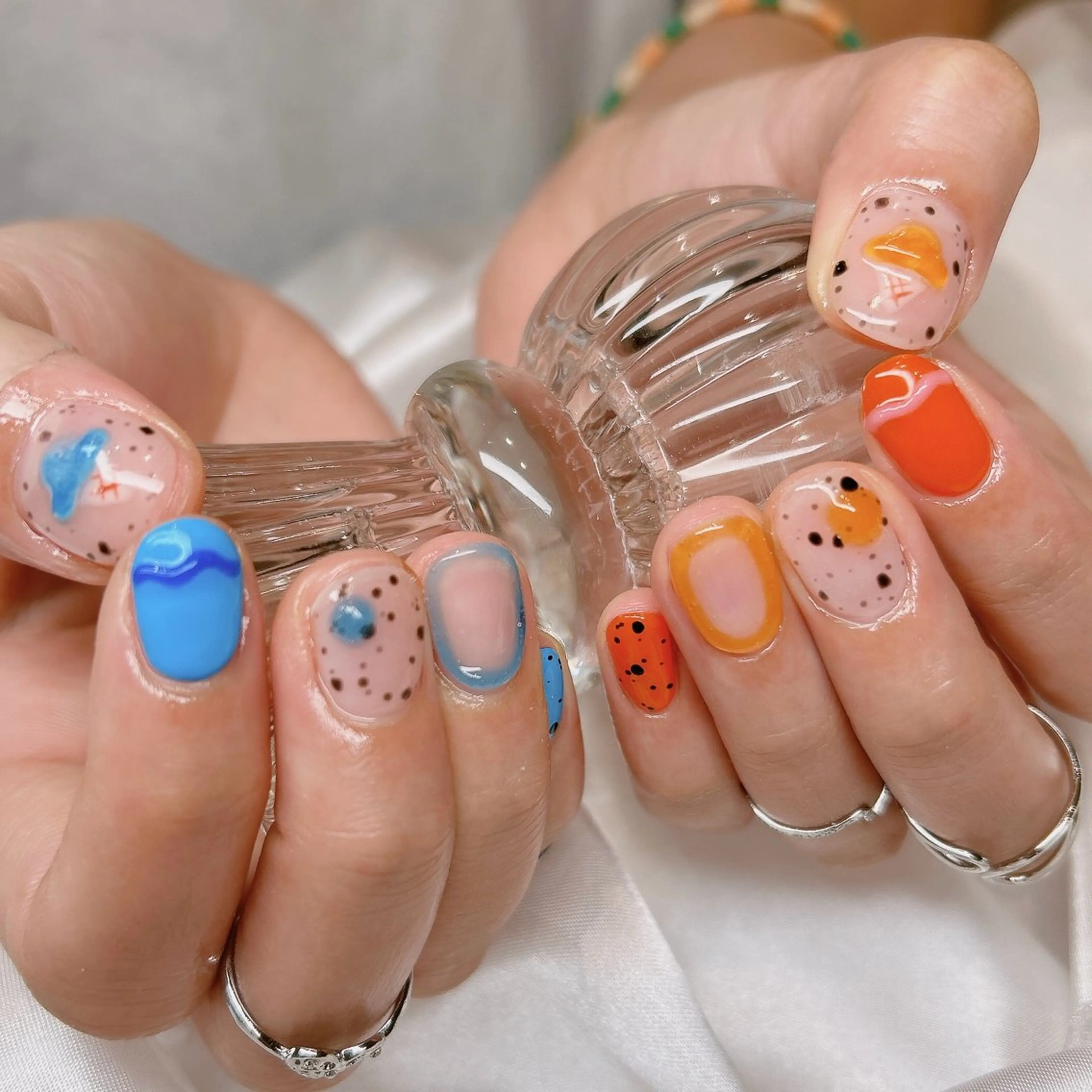 ネイル ハンドネイル junna のぞいてねのネイルデザイン