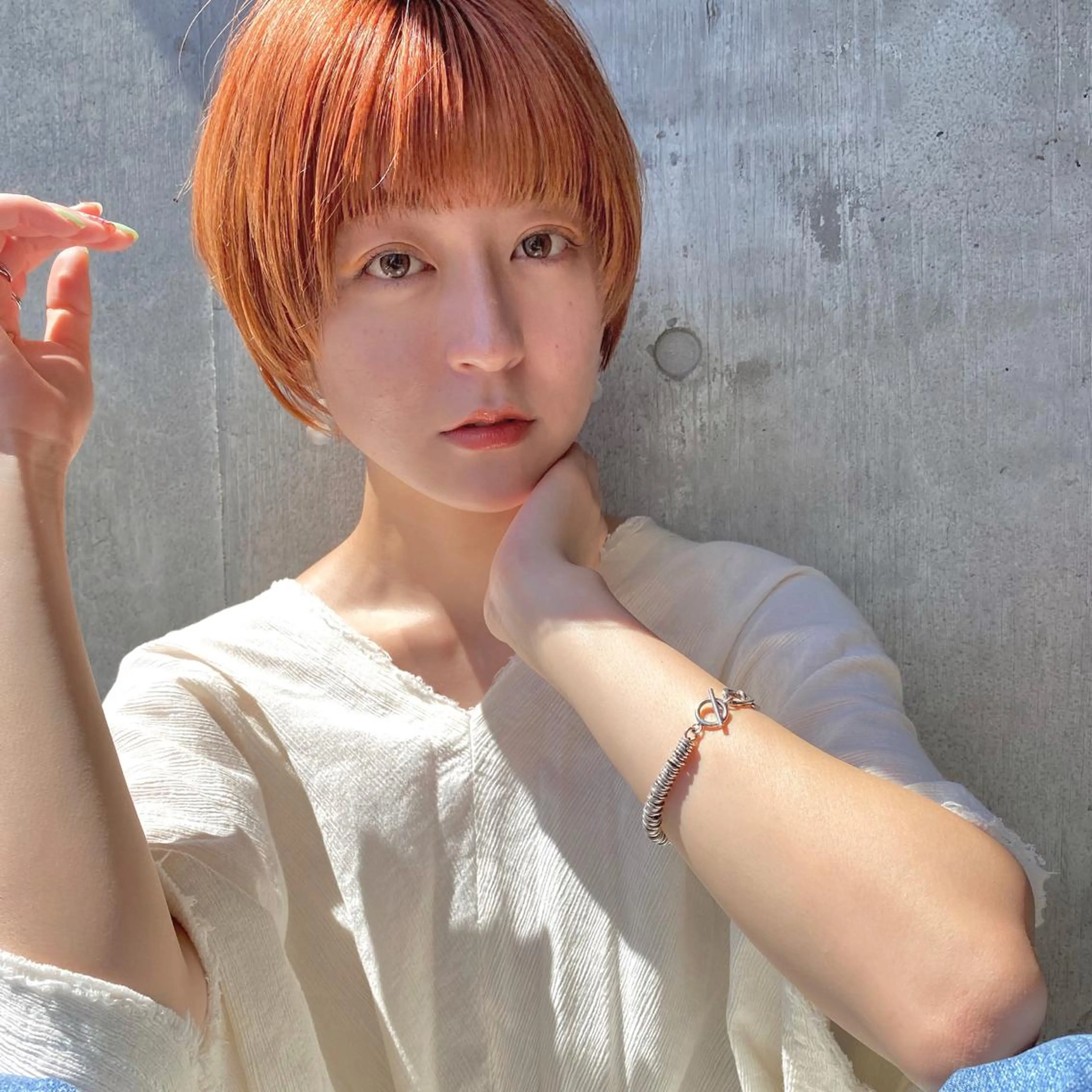ショート カラー ヘアアレンジ カット ヘアカラー トリートメント ヘッドスパ 【ダメージレス施術】 【透明感】北村 拓也のヘアスタイル