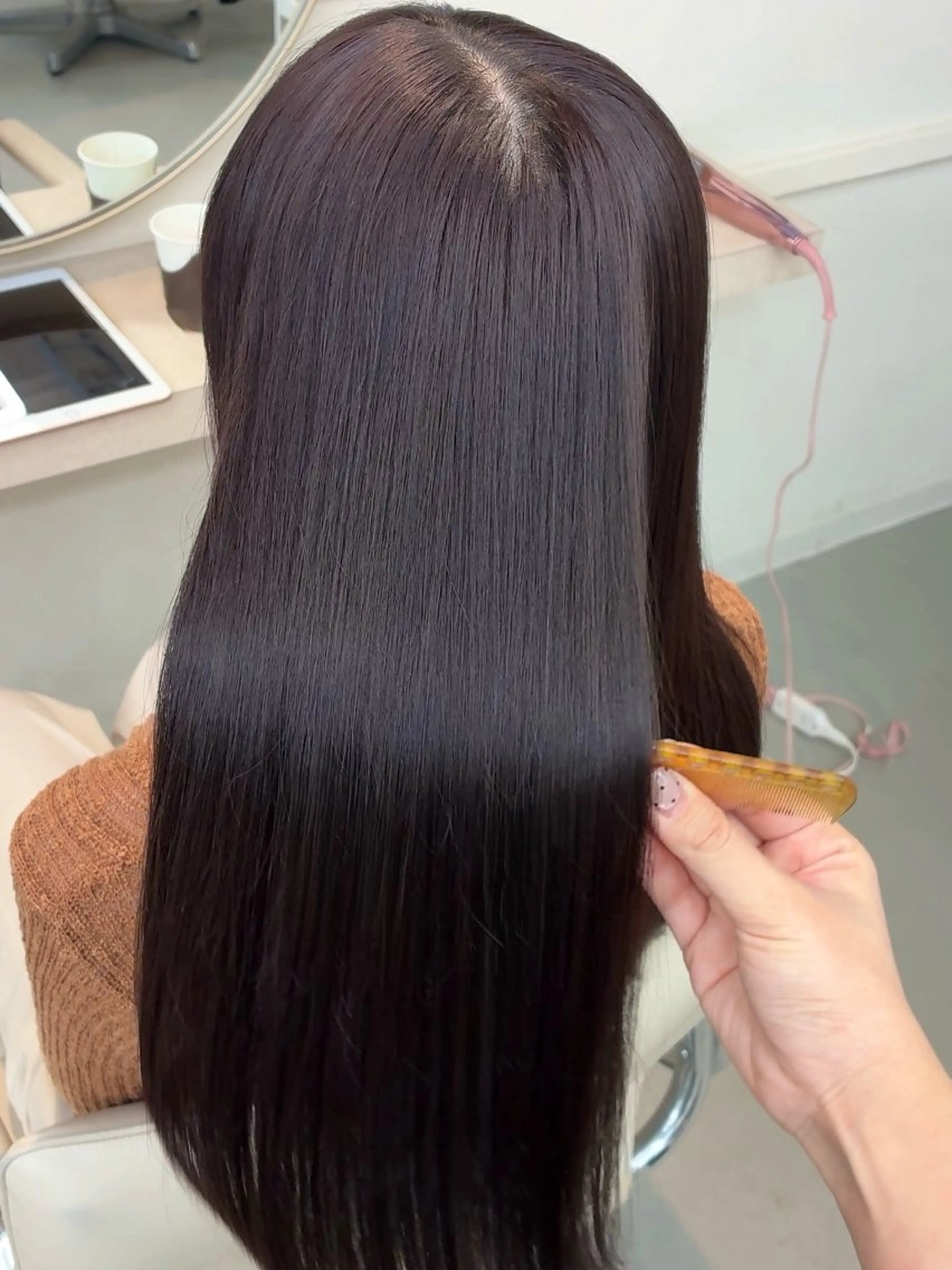 カラー 髪質改善 カット ヘアカラー トリートメント link by urban.所属・名駅/透明感カラー/ 艶髪/hinanoのヘアスタイル