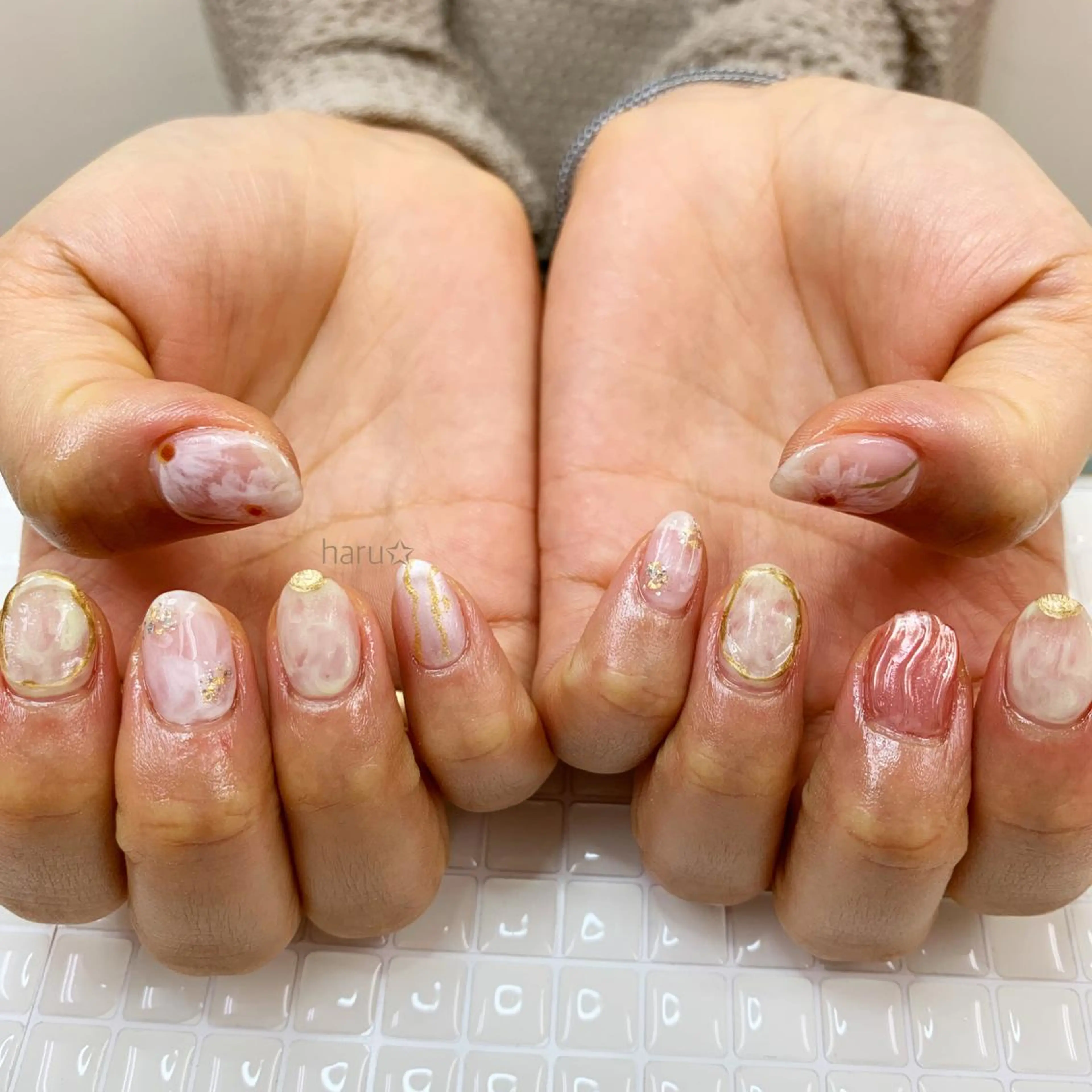 ネイル ハンドネイル うにゃねいる ✿ harunaのネイルデザイン