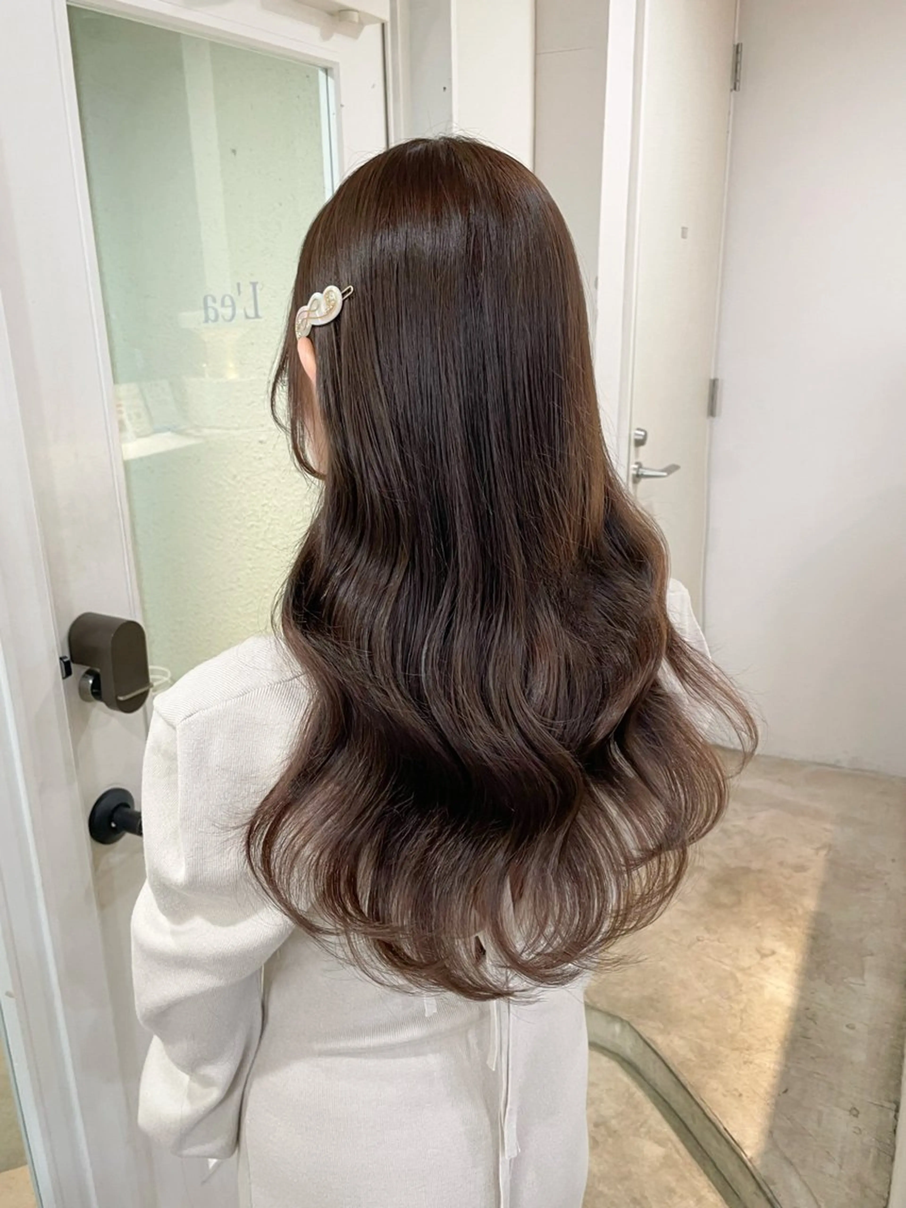 セミロング レイヤーカット 🍑韓国girly Saaya🍑🪄のヘアスタイル