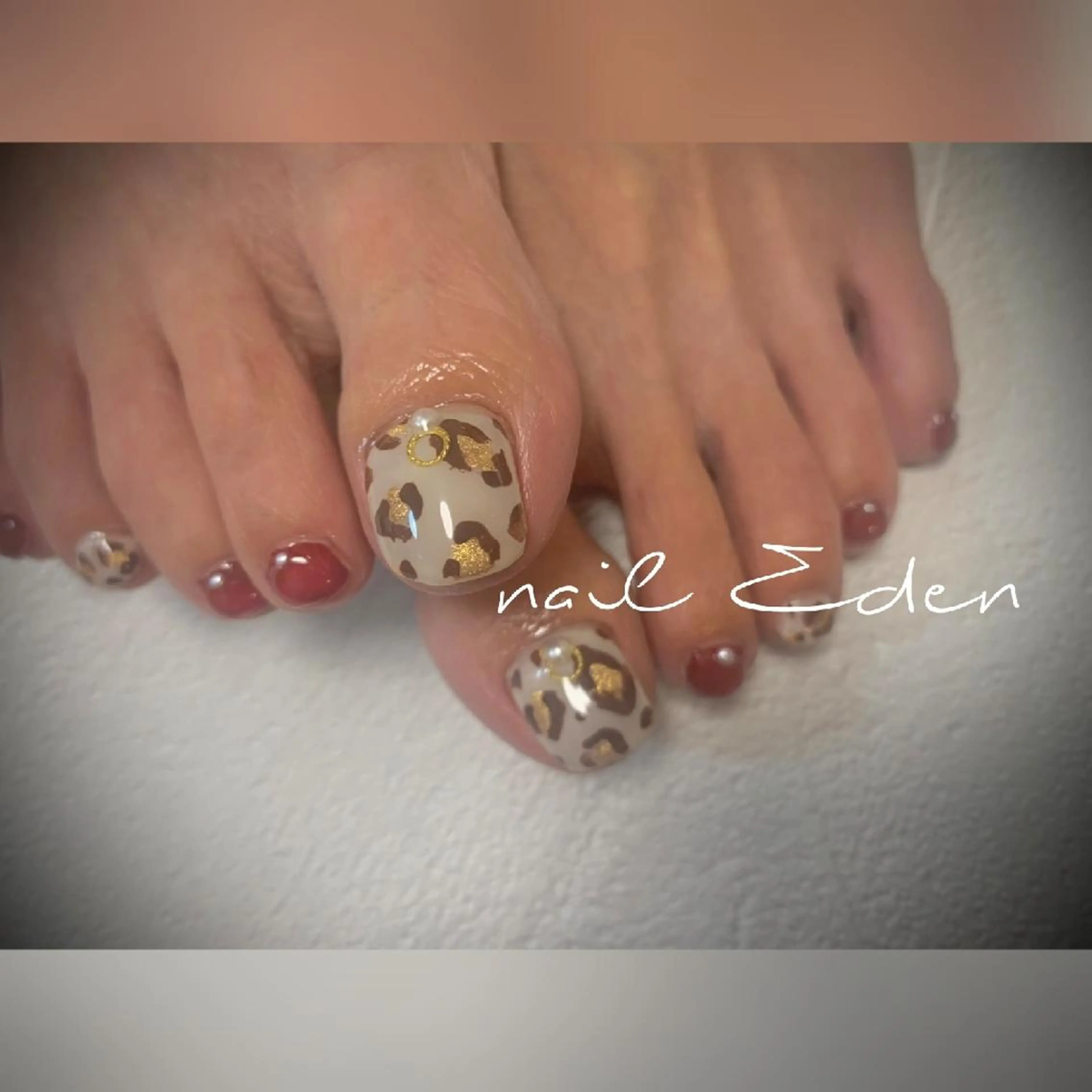ネイル 持ち込み フットネイル Eden　private nail saron所属・Eden ♾️のネイルデザイン