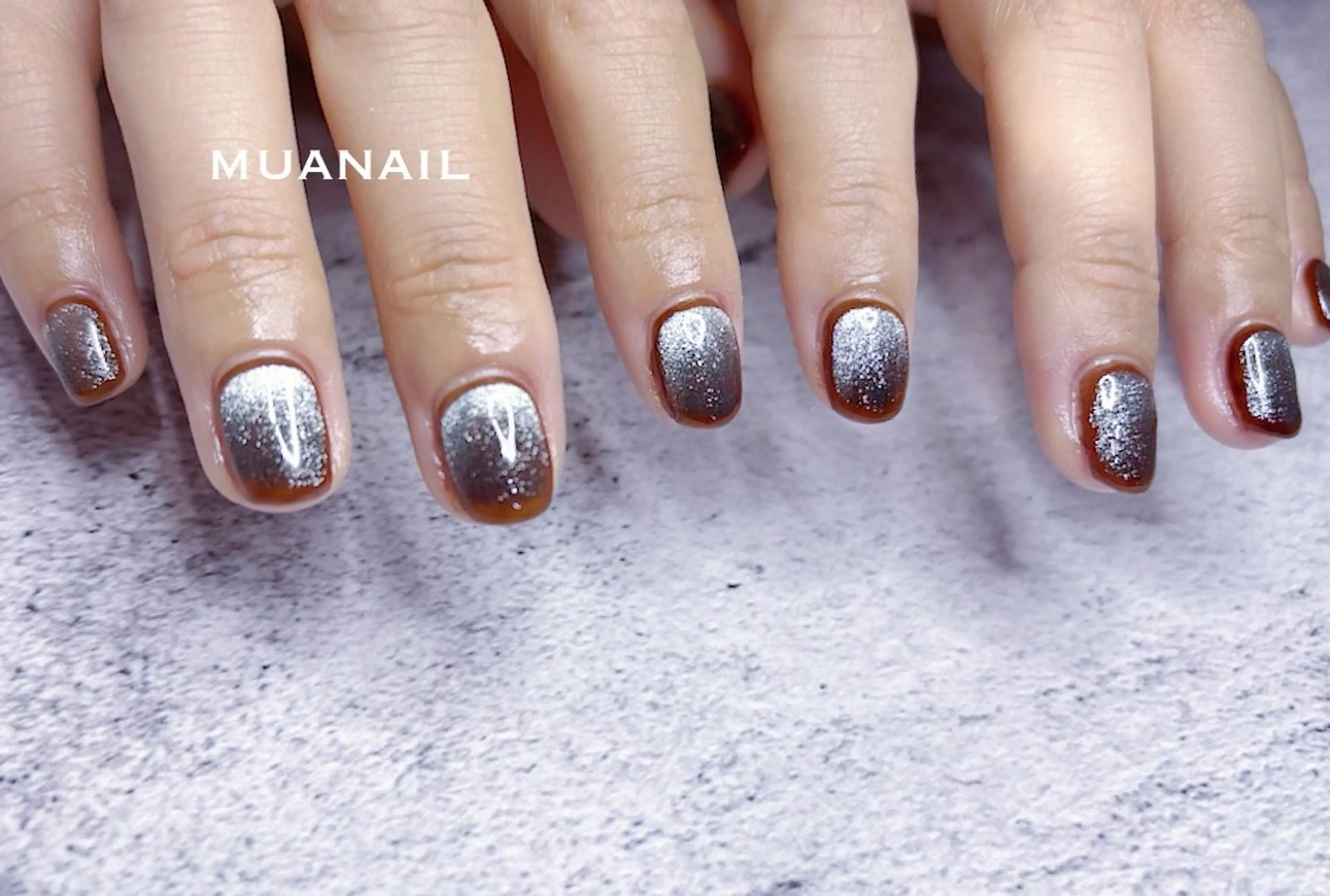 ネイル マグネットネイル ハンドネイル mua nail mikiのネイルデザイン