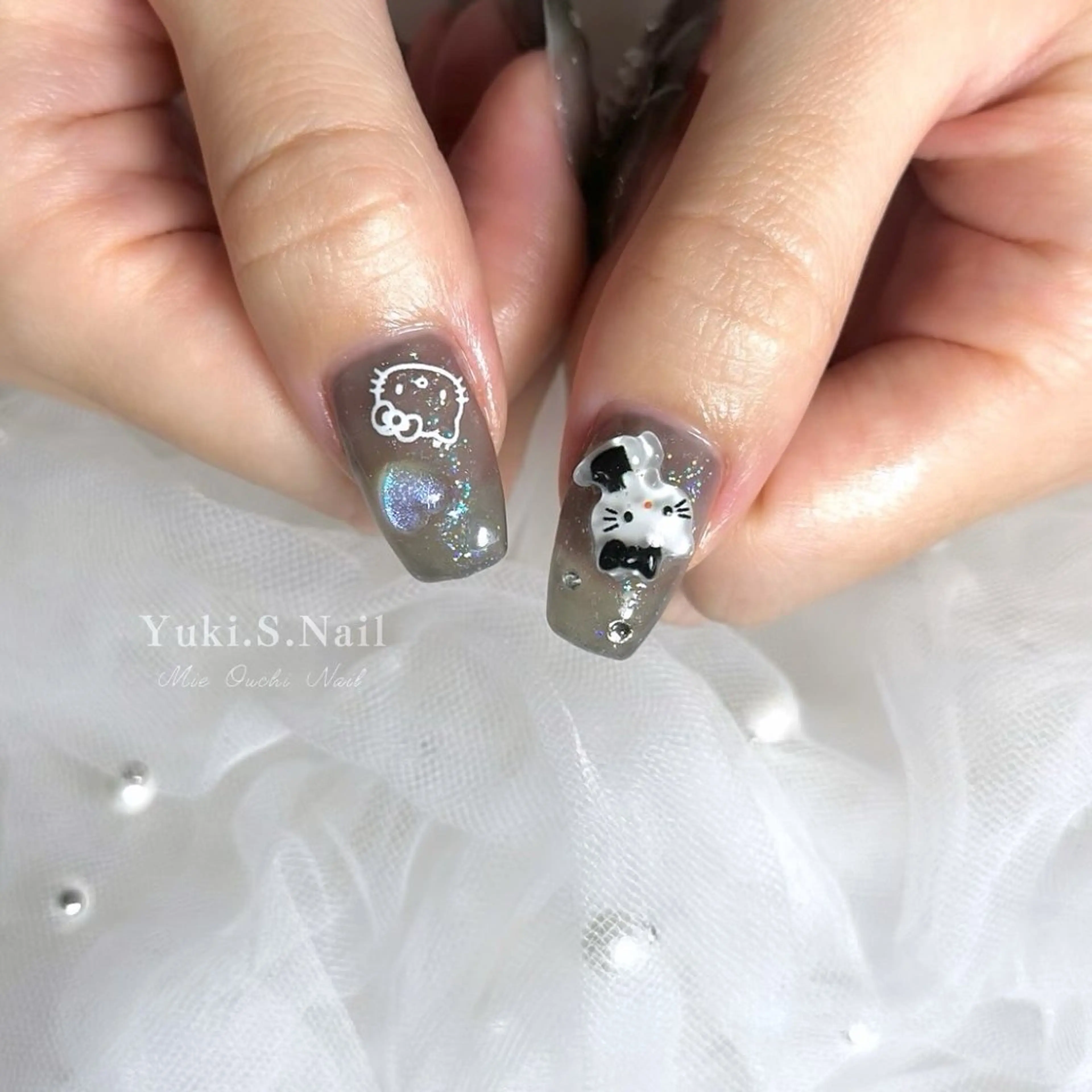 ロング ハンドネイル Yuki S.Nailのネイルデザイン