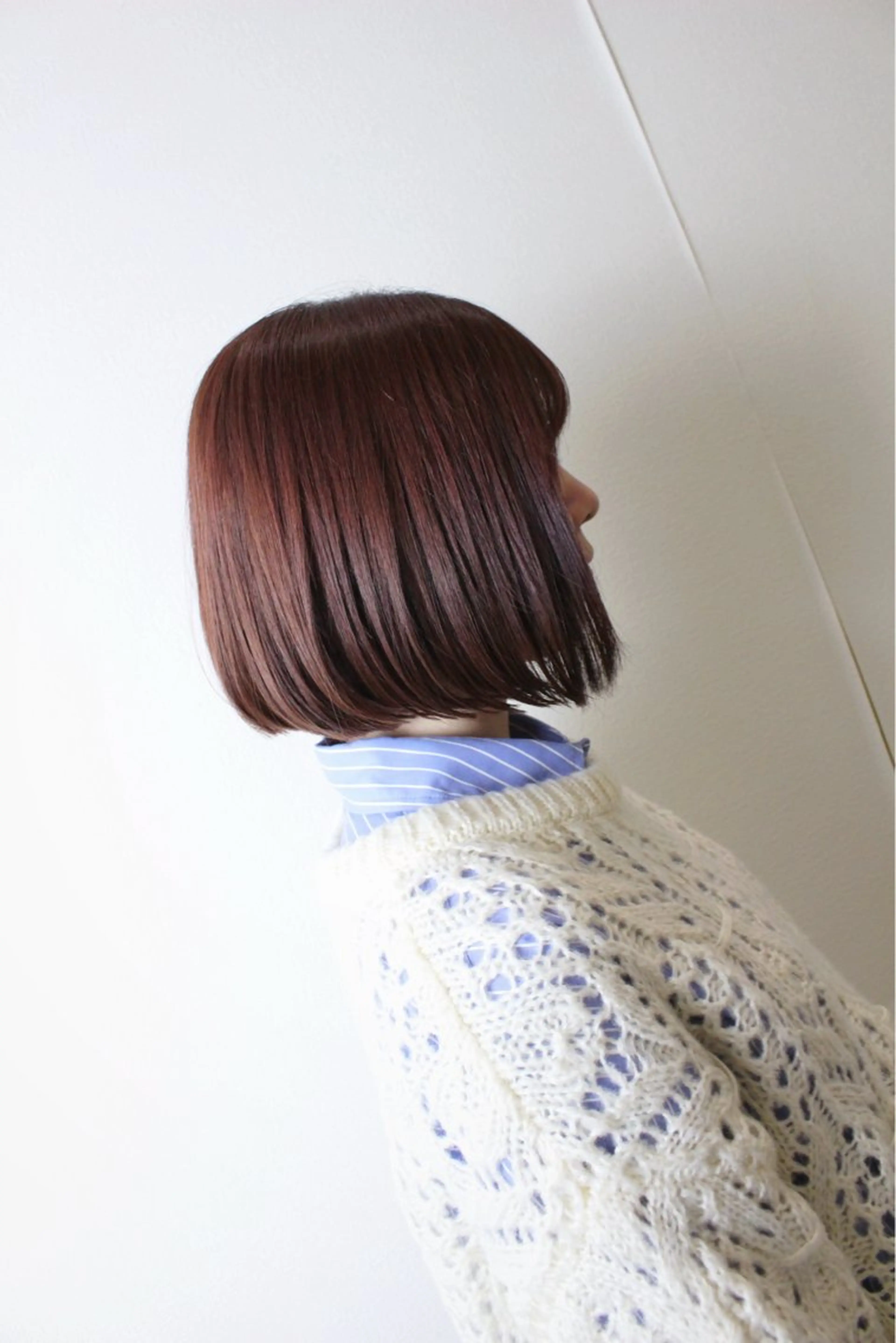 ショート カラー ブラウンカラー ピンクカラー ピンクブラウン ボブ カット ヘアカラー 土居 正季のヘアスタイル