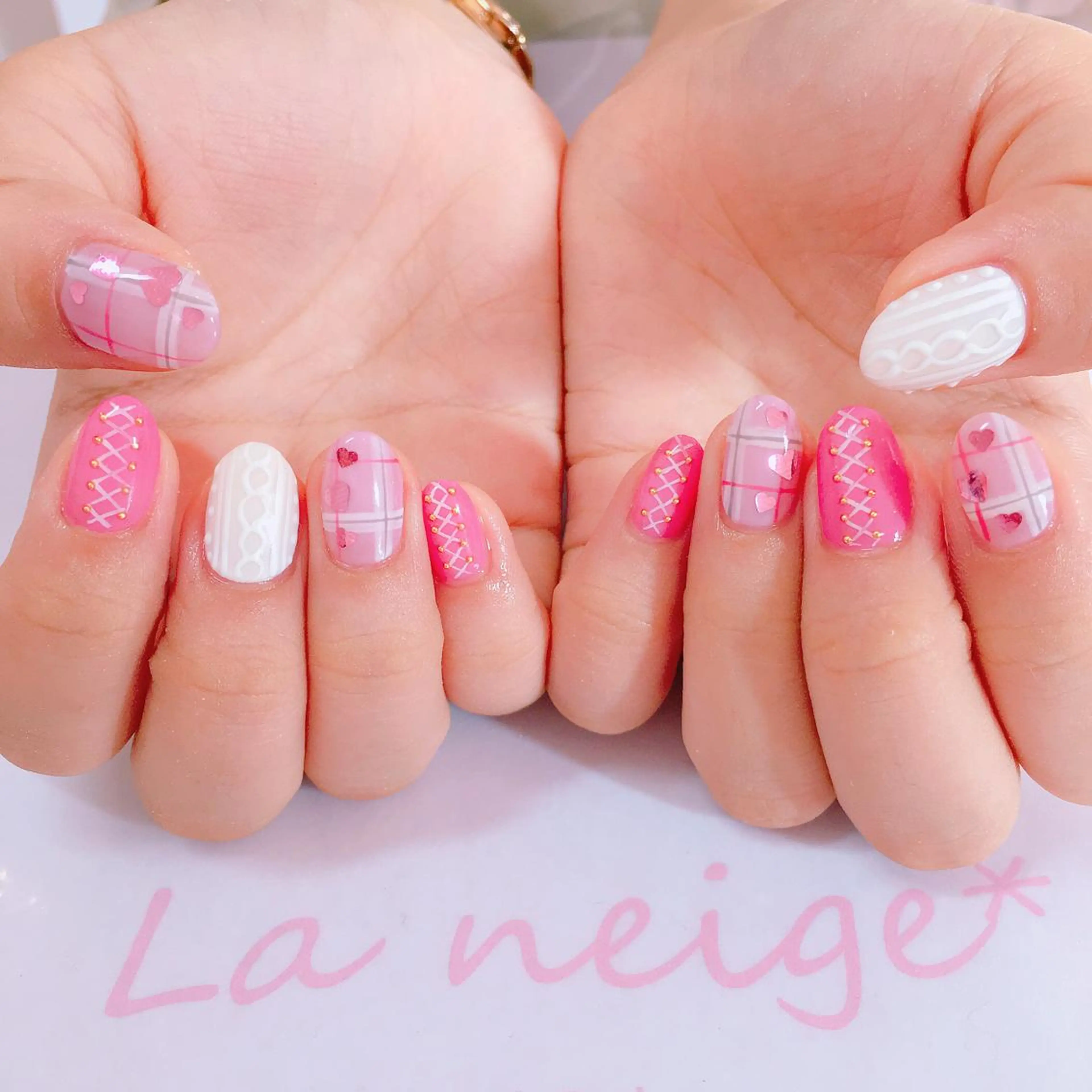 ネイル La neige* yuki 🥯🍑のネイルデザイン