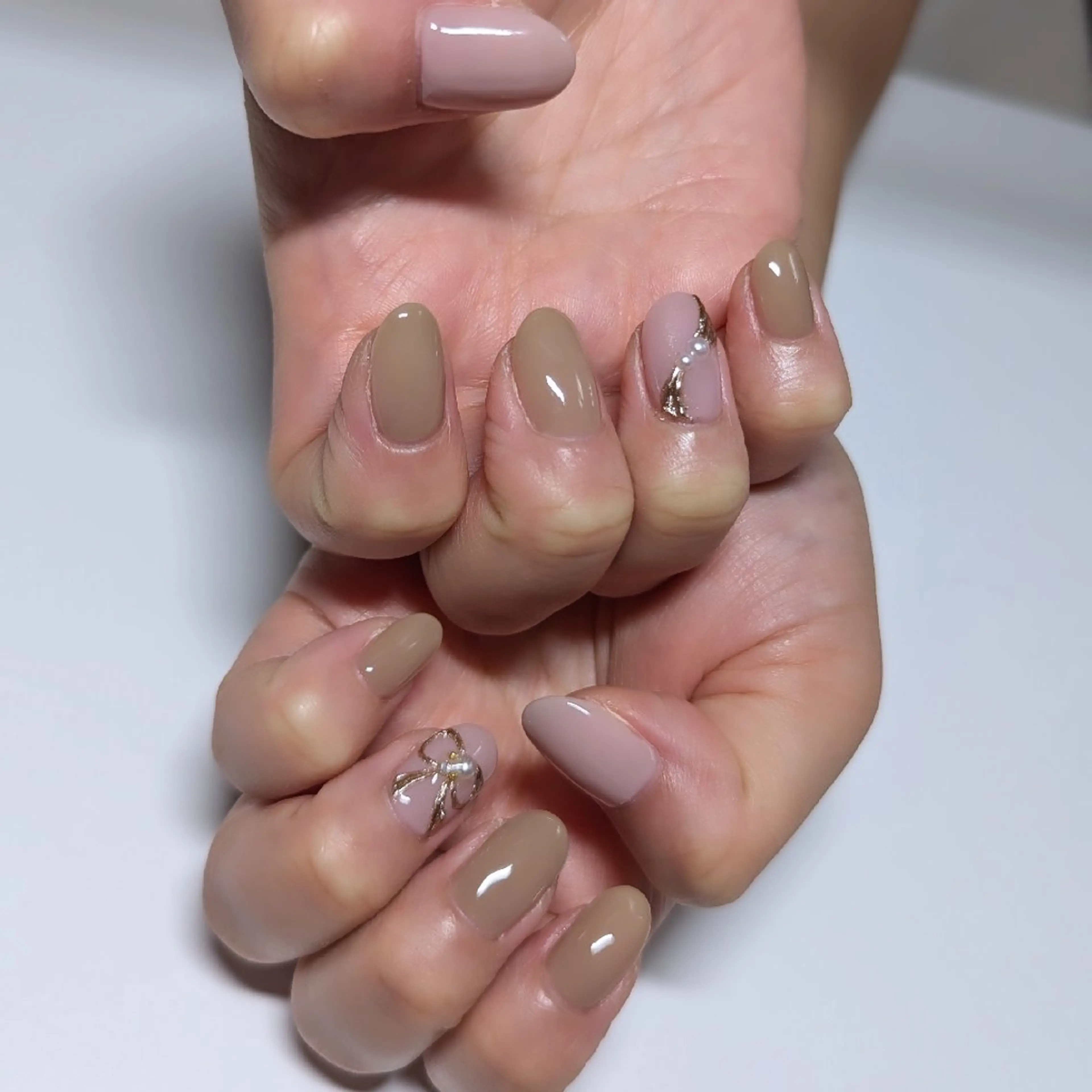 ネイル 長さ出し 持ち込み ハンドネイル KANON所属・☆ KANON☆のネイルデザイン