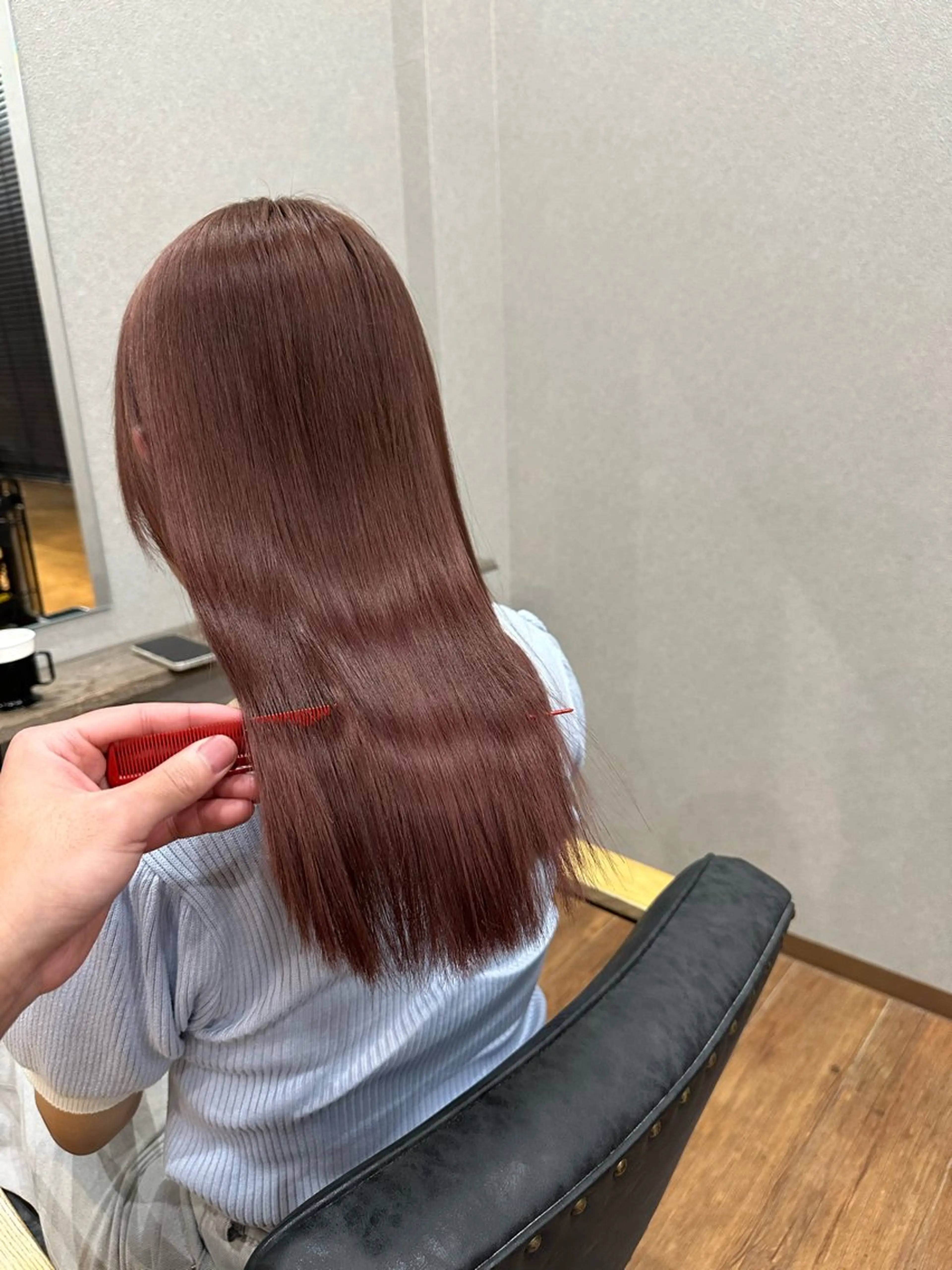 ロング カラー ブラウンカラー ラベンダーカラー ヘアカラー トリートメント clocca所属・鵜飼 真伍のヘアスタイル