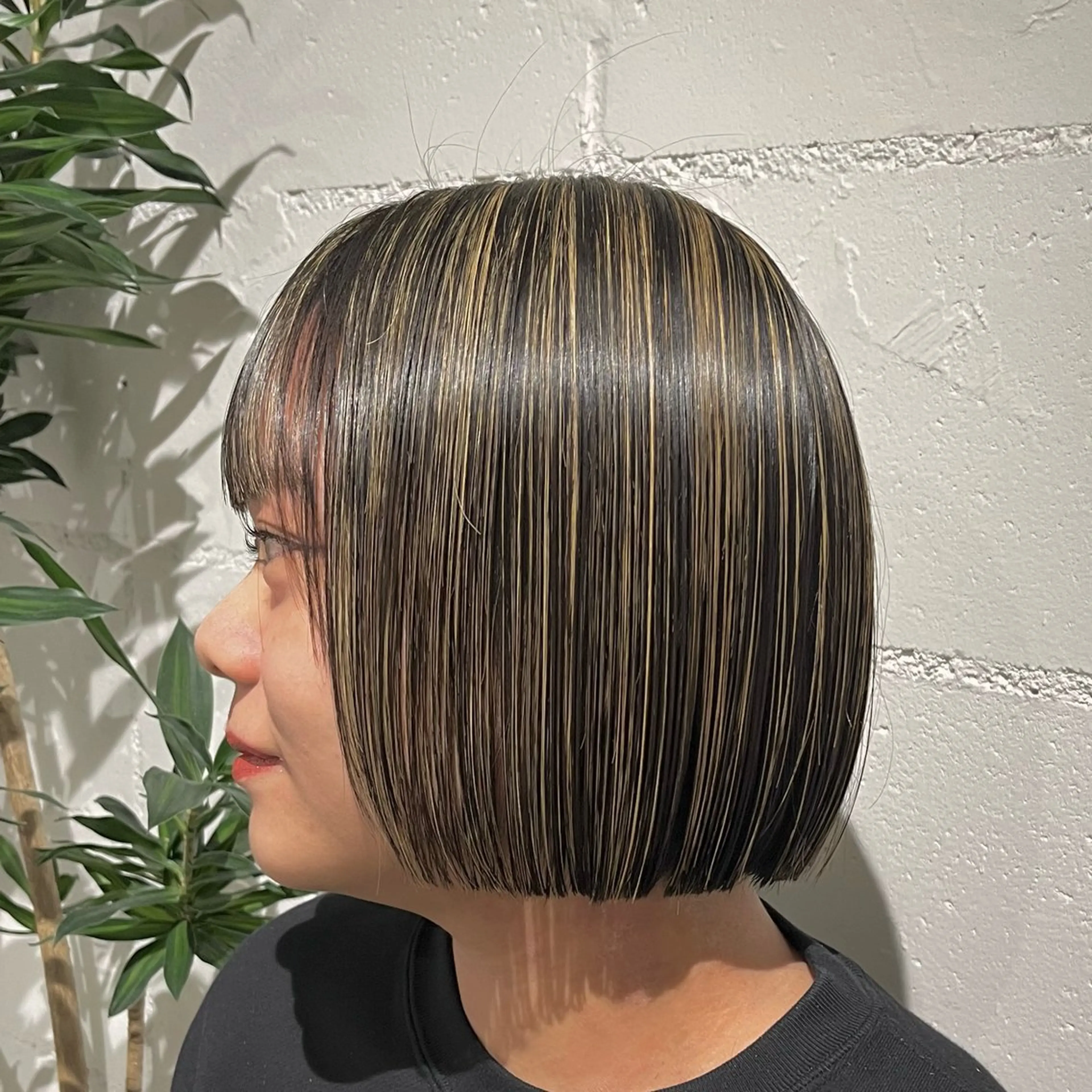 ミディアム ハイライト ユイナ/ハイトーン /透明感カラー🫧のヘアスタイル