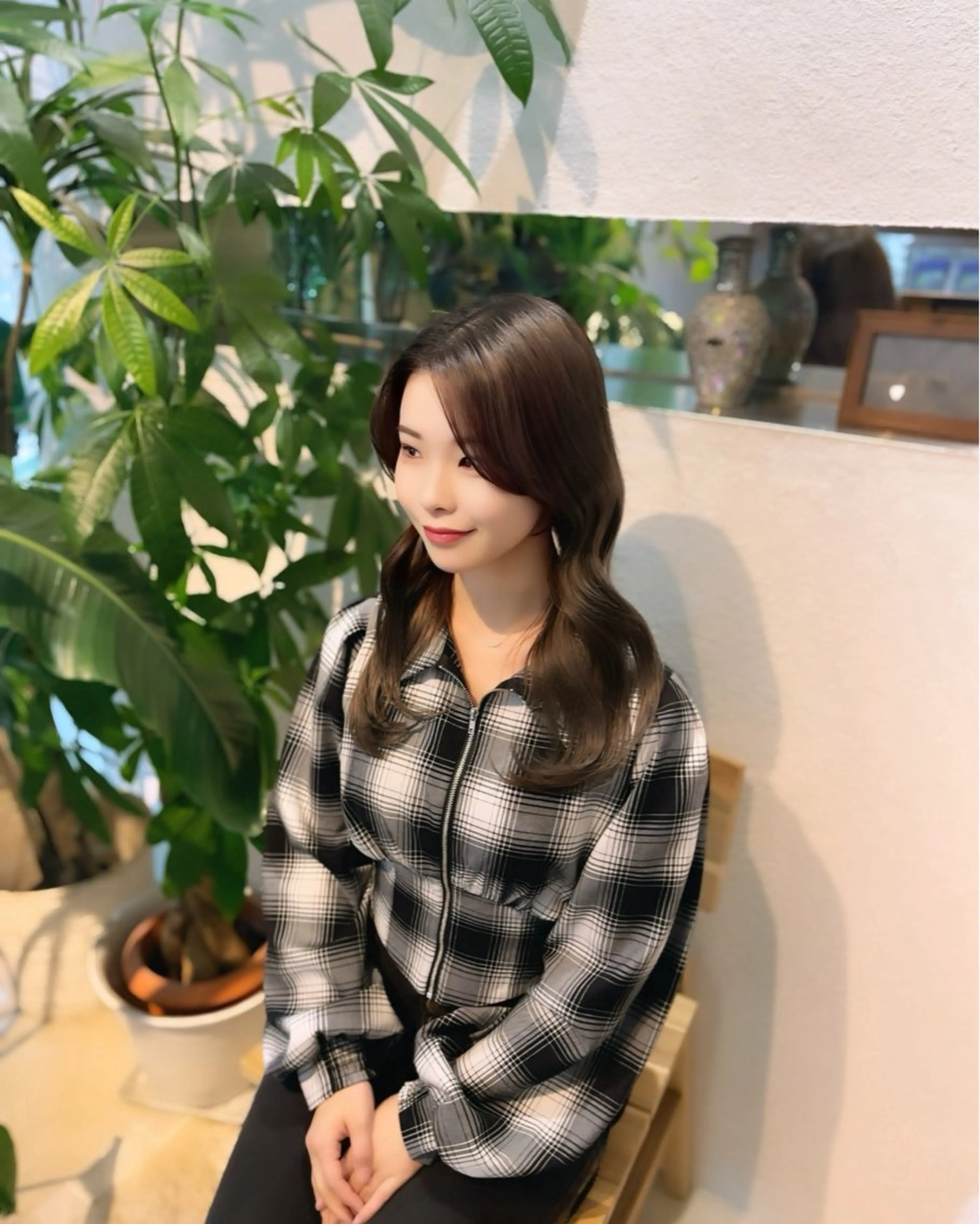 ロング カラー suzuka/透明感 カラー 美髪縮毛矯正のヘアスタイル