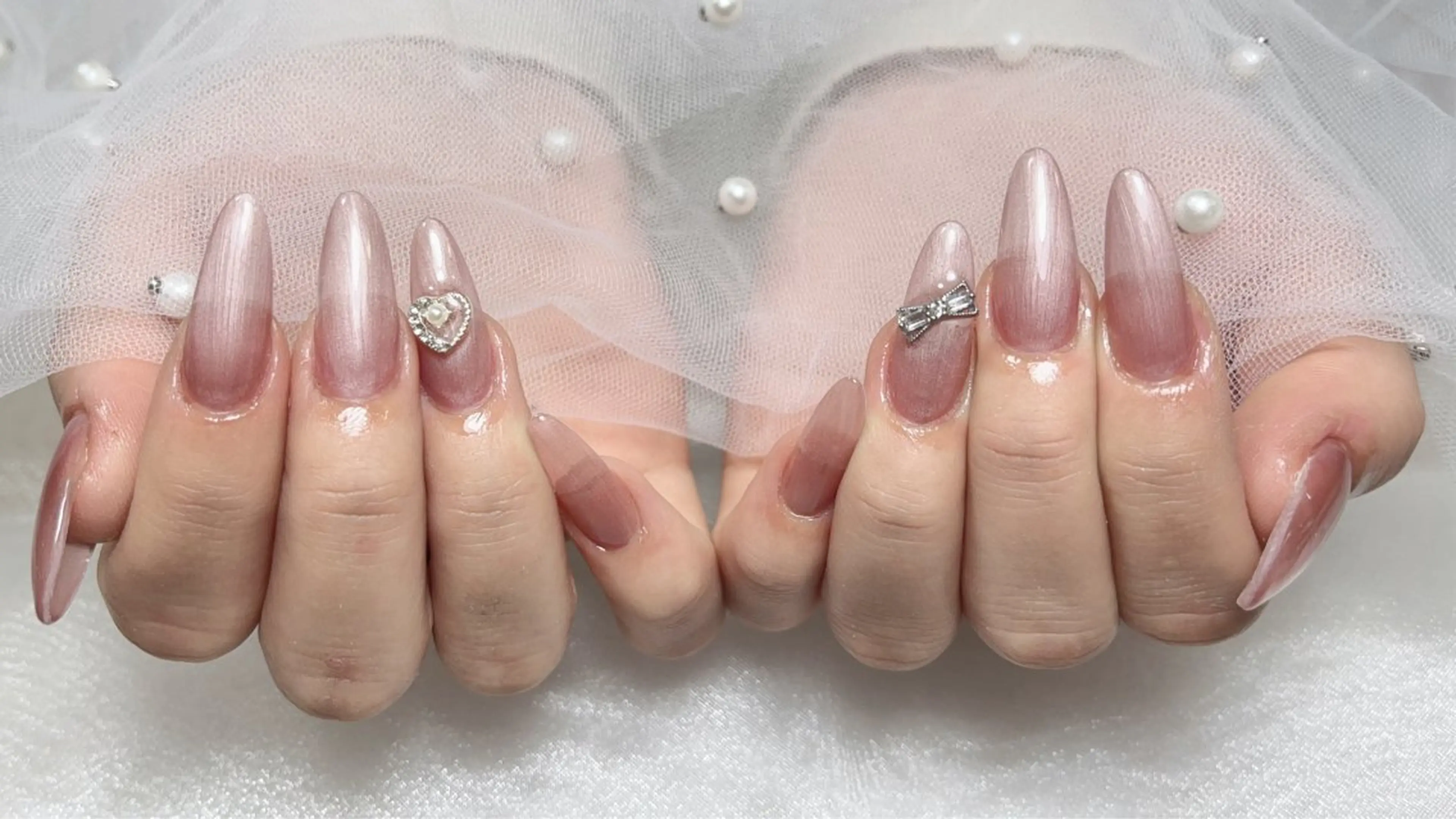 ネイル オーロラネイル チークネイル フットネイル フレンチネイル ジェルネイル NEW NAIL💞 yukiのネイルデザイン