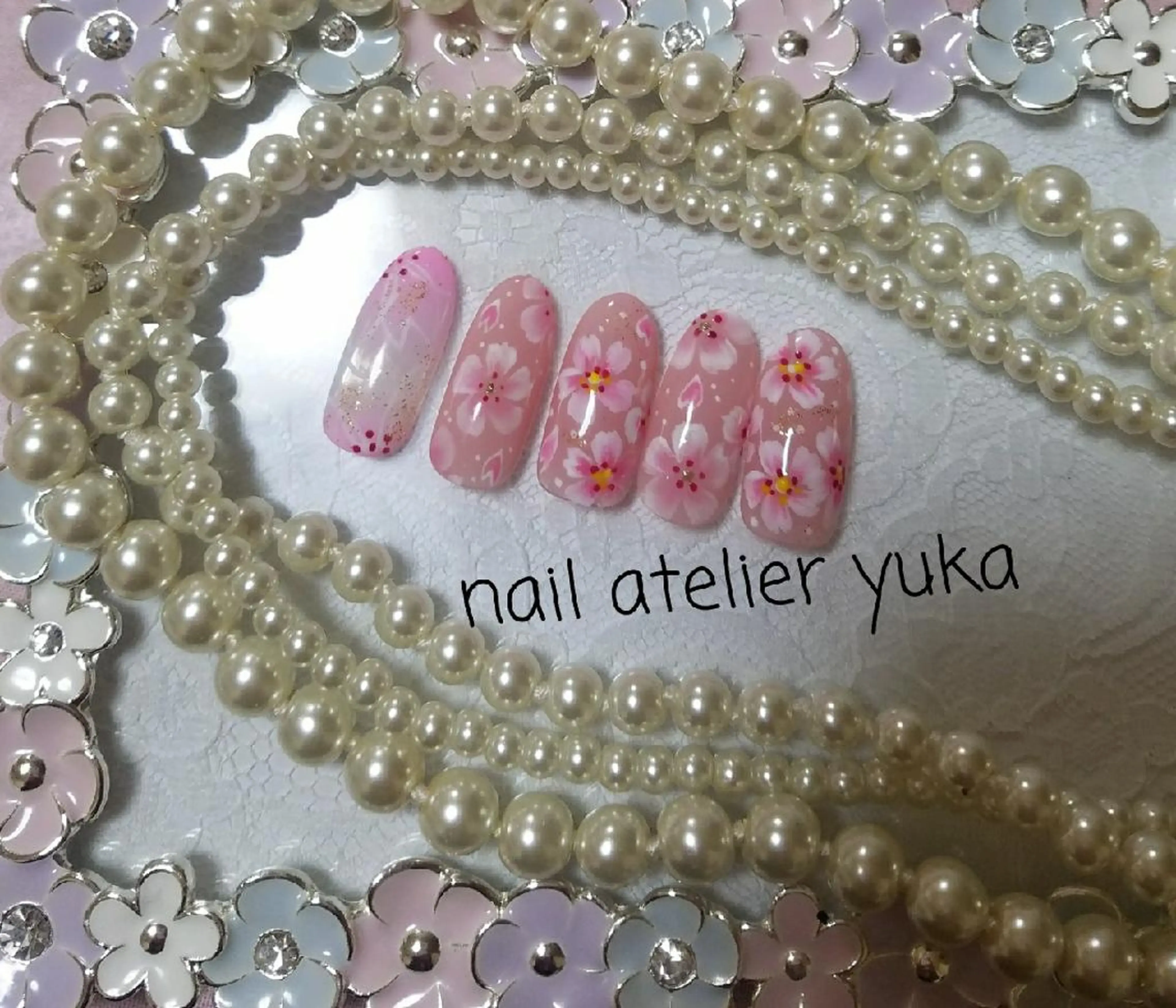 ミディアム nail atelier yuka所属・❤ yuka❤のネイルデザイン