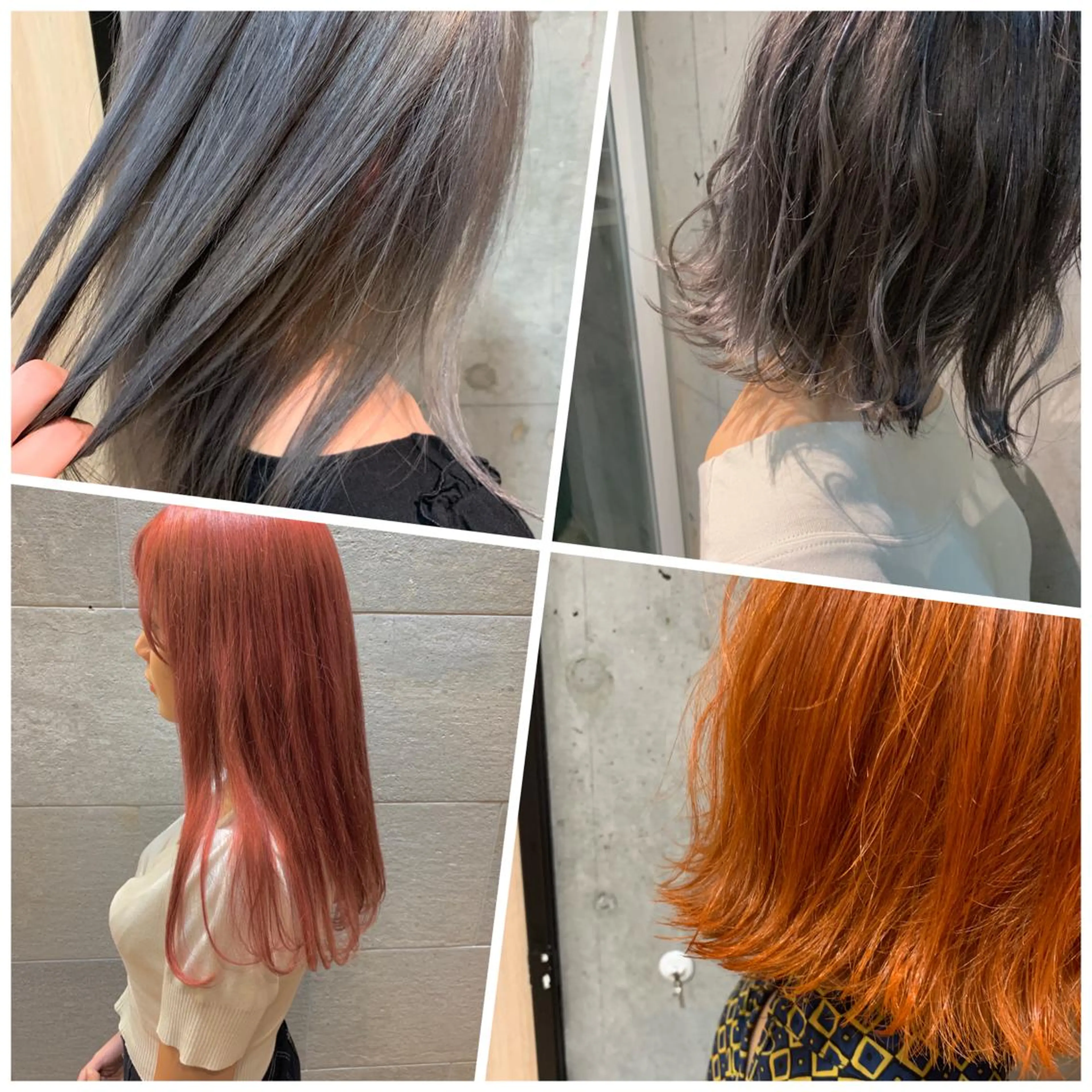 カラー アッシュ ベージュカラー ハイトーンカラー ミルクティーベージュ オレンジ SALOWIN表参道店所属・マンツーマン×半個室 まちだきょうすけのヘアスタイル