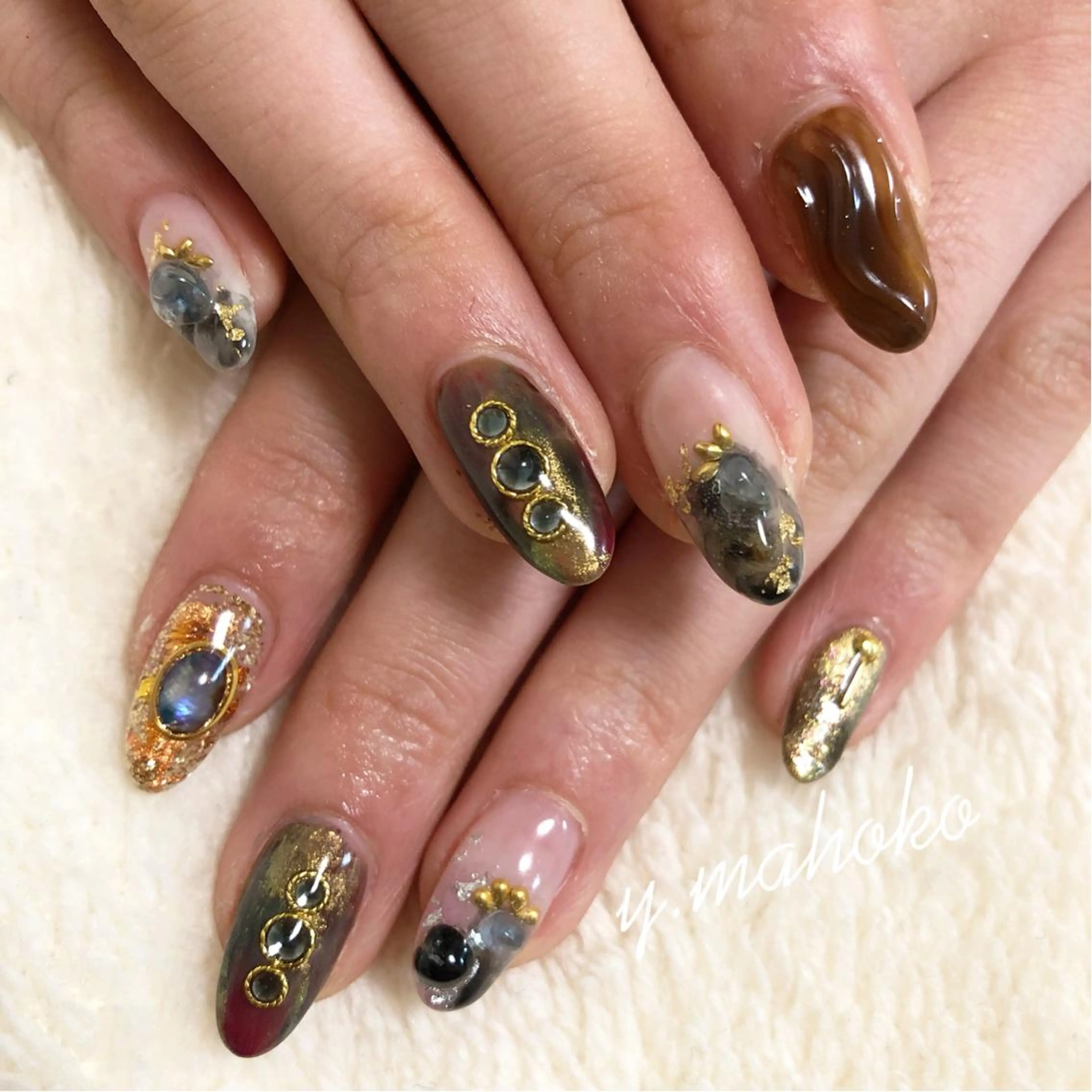 ネイル She nail studio 原宿所属・パラジェル有/ スカルプ/mahoのネイルデザイン