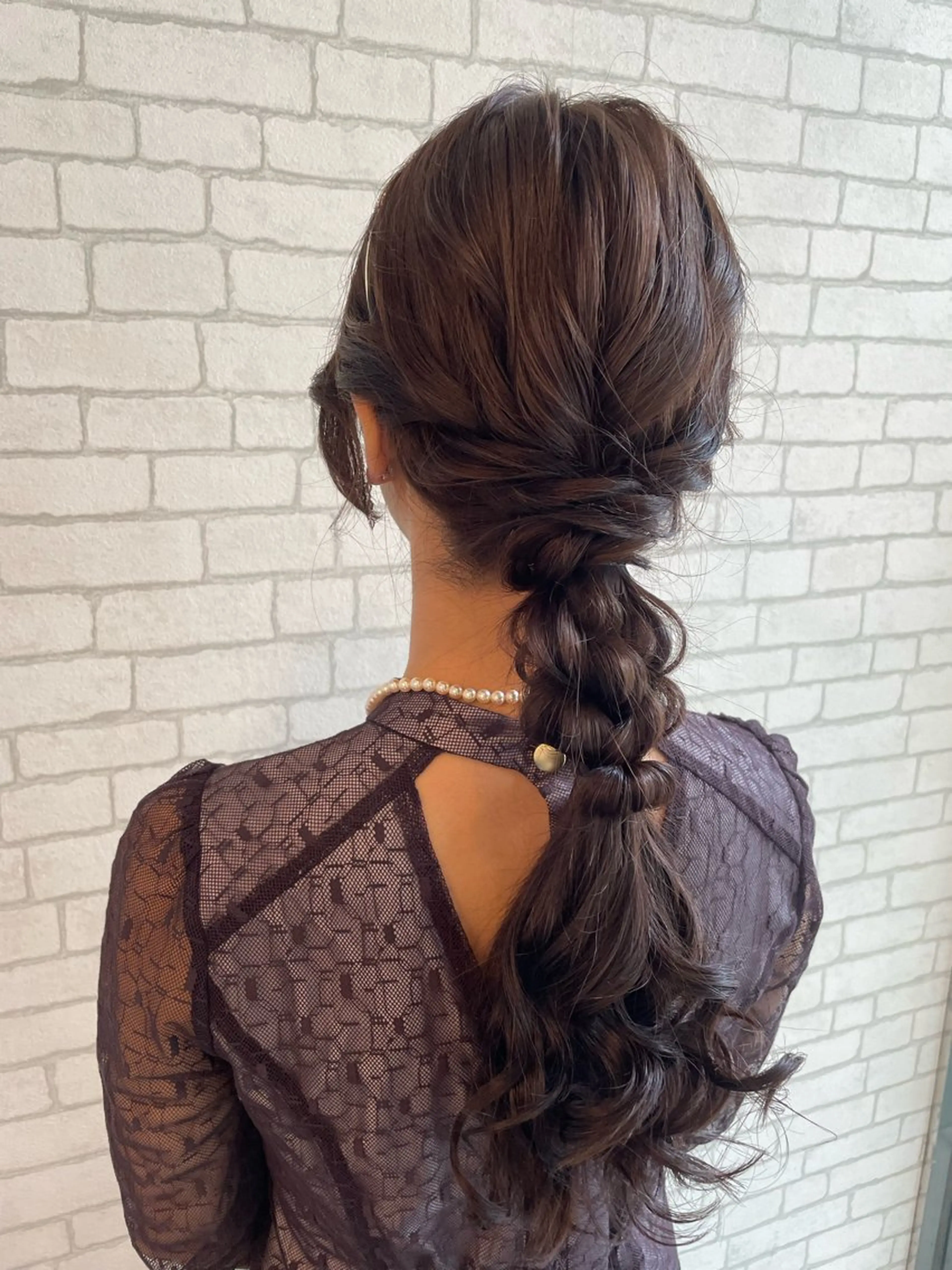 ロング ヘアアレンジ ヘアセット 🍒暖色カラー /やぎふうか🍒のヘアスタイル