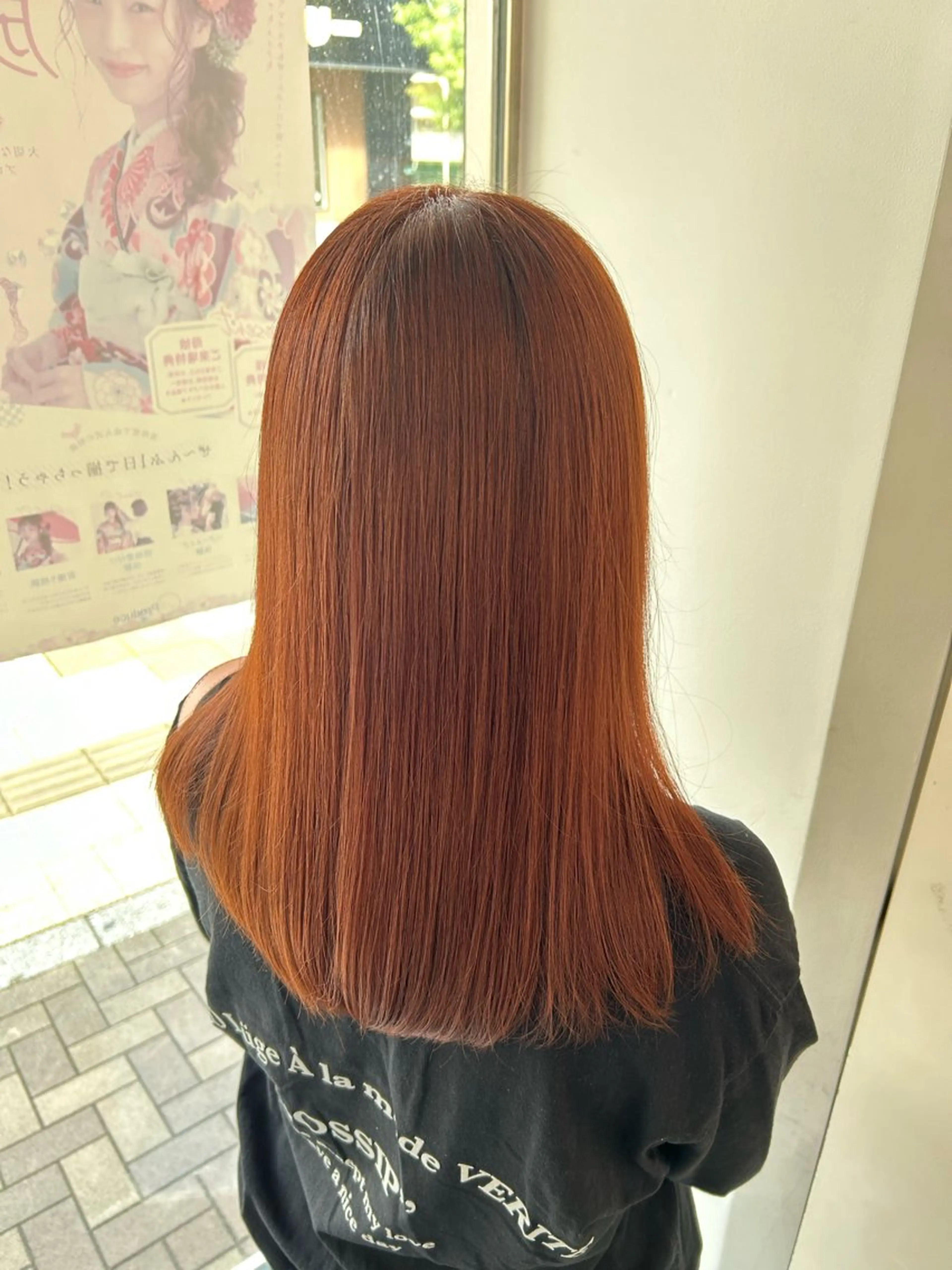 ロング ヘアカラー トリートメント 髪質改善⭐️縮毛 🫧内藤紅葉のヘアスタイル