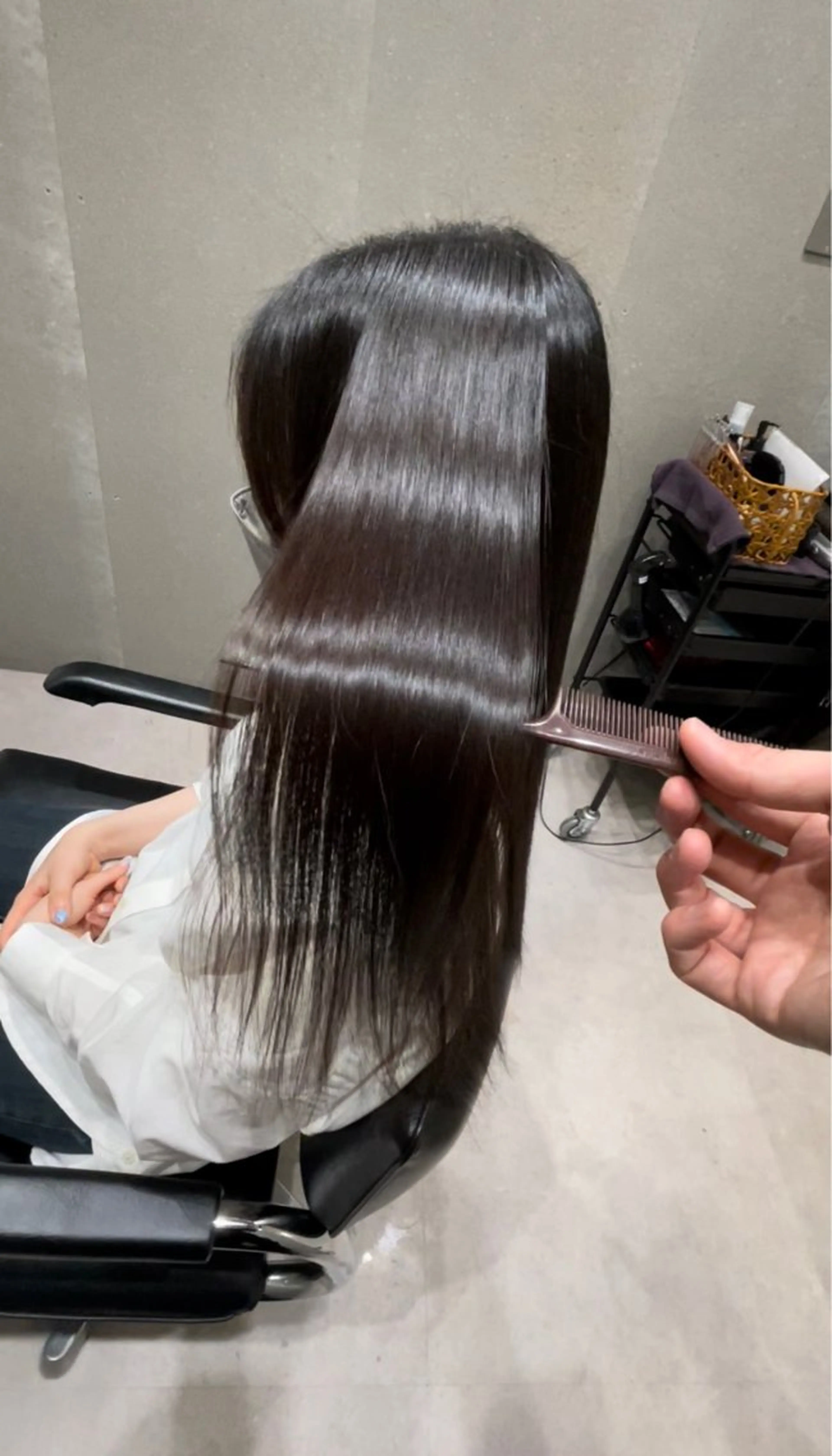 セミロング 髪質改善 トリートメント 髪質改善ヘアケア 艶髪特化/上田のヘアスタイル