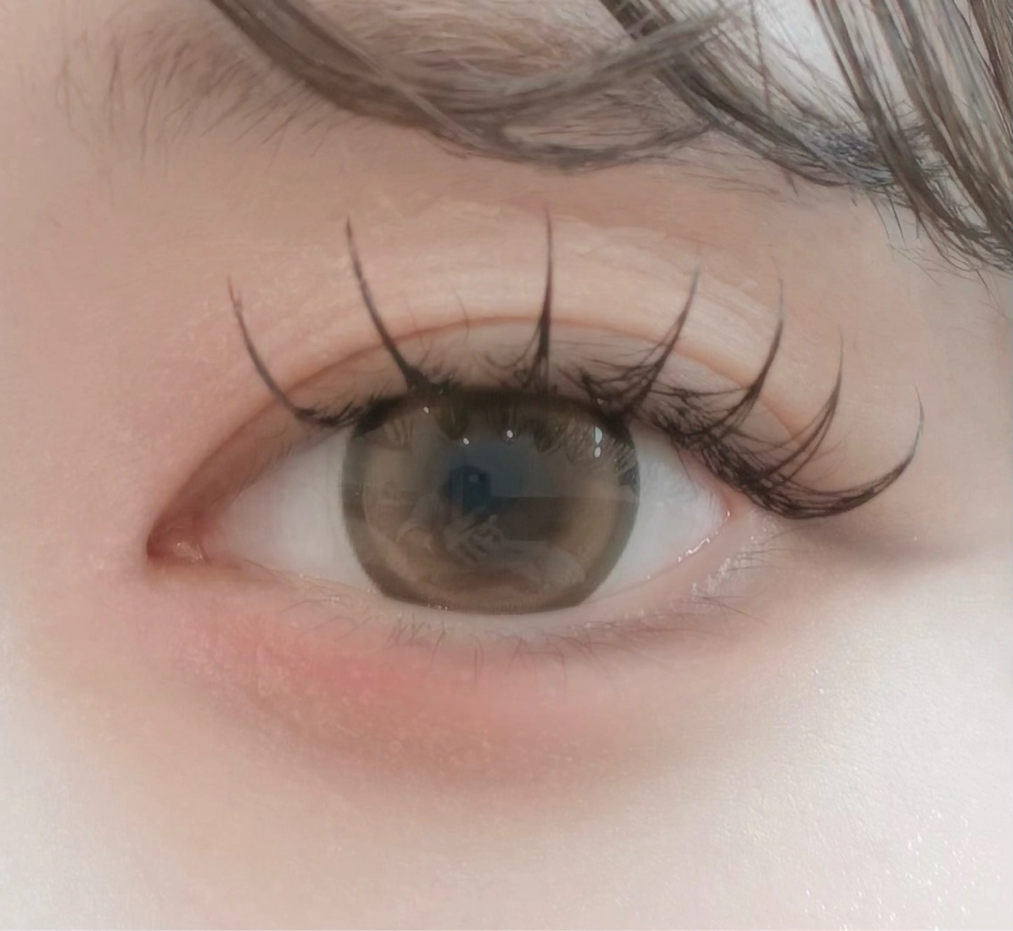 【モデル様価格🎀】フラットラッシュ【80本​〜​140本】LED変更可✨️の写真