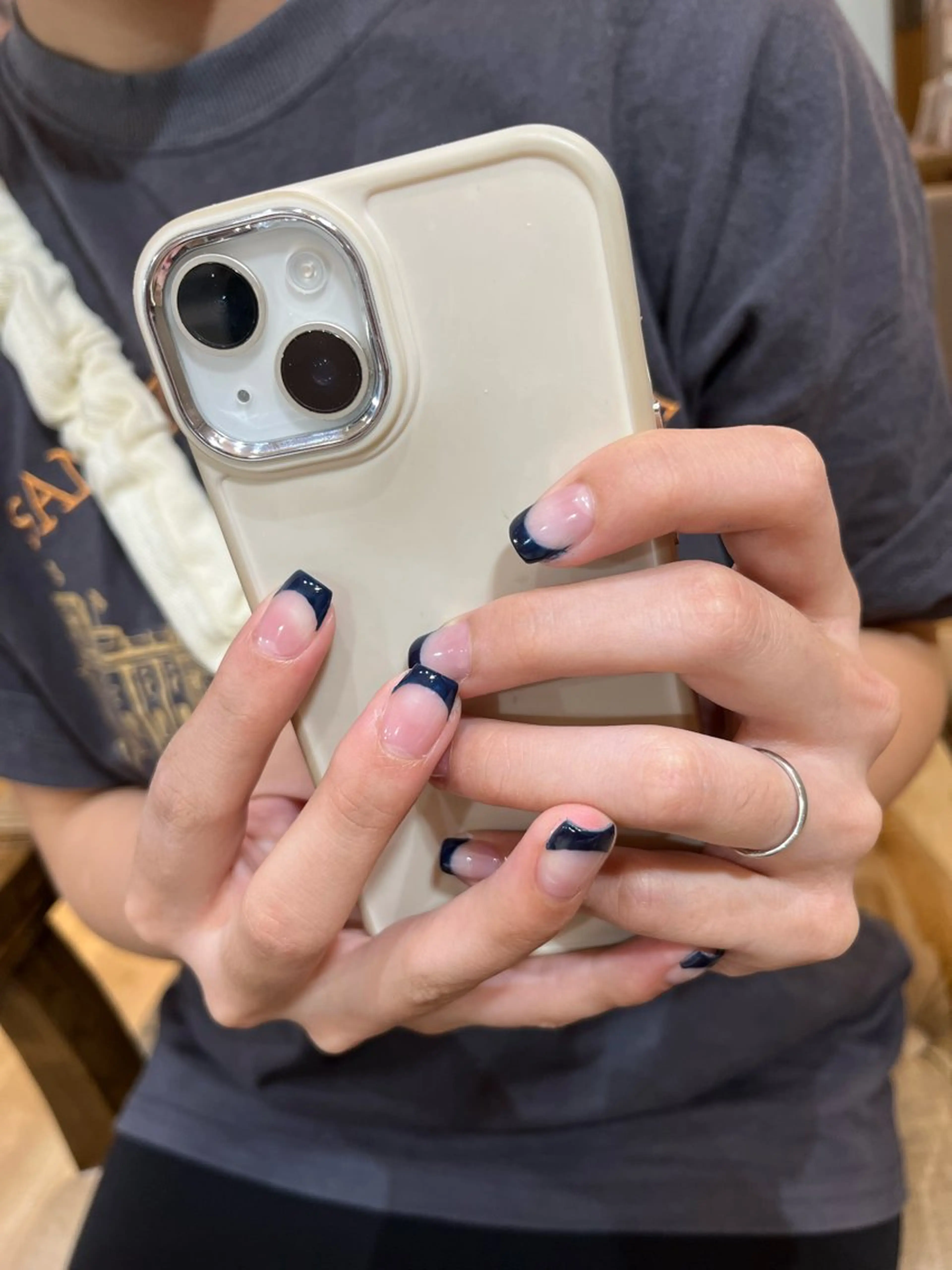 ネイル フレンチネイル エステ&アイラッシュ&ネイル Folche博多店【フォルチェ】所属・フォルチェ博多店 細田のネイルデザイン