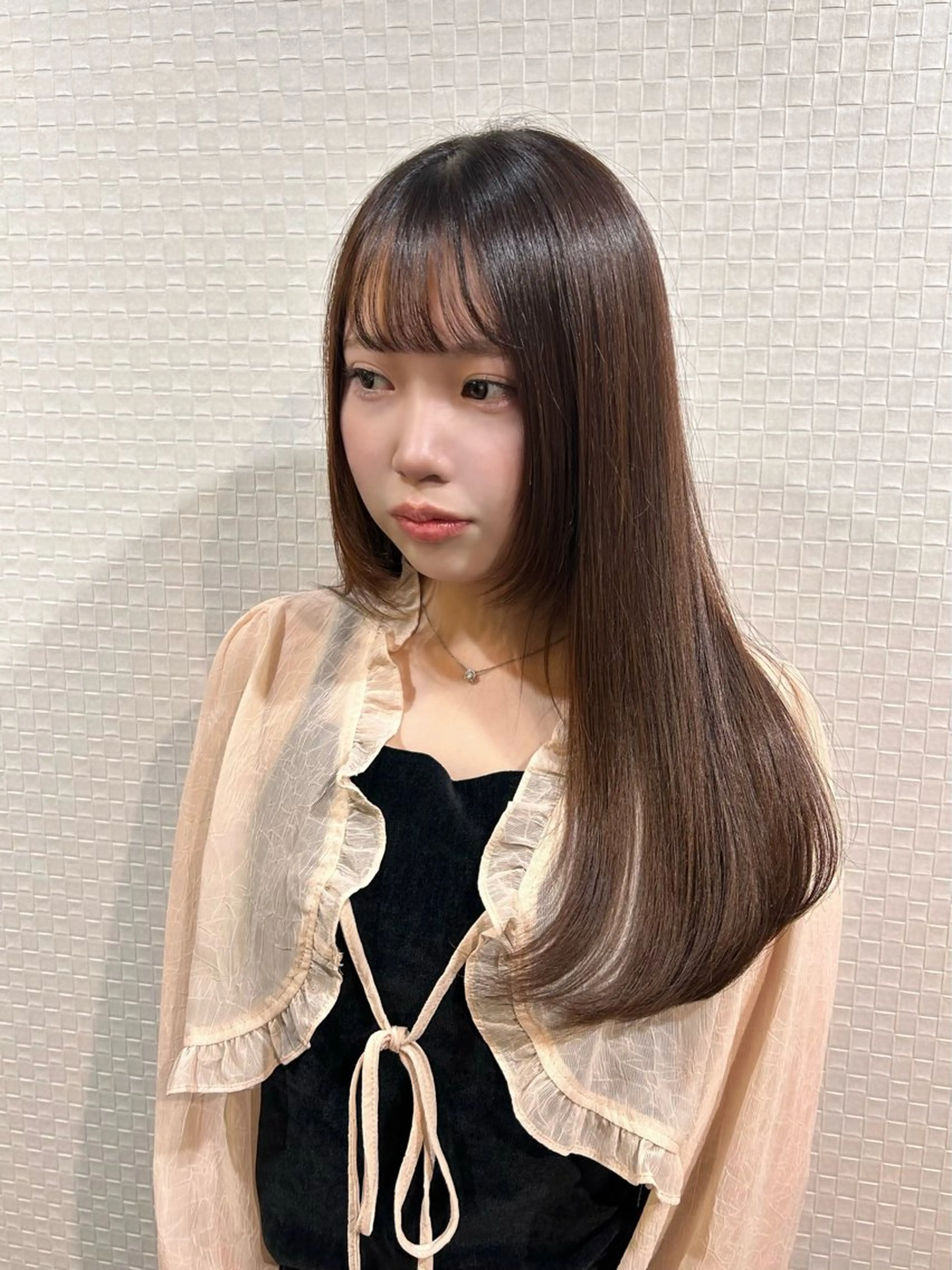 ロング カラー レイヤーカット As hair所属・柔らか垢抜けｶﾗｰと ｶｯﾄ🫧ASUKAのヘアスタイル