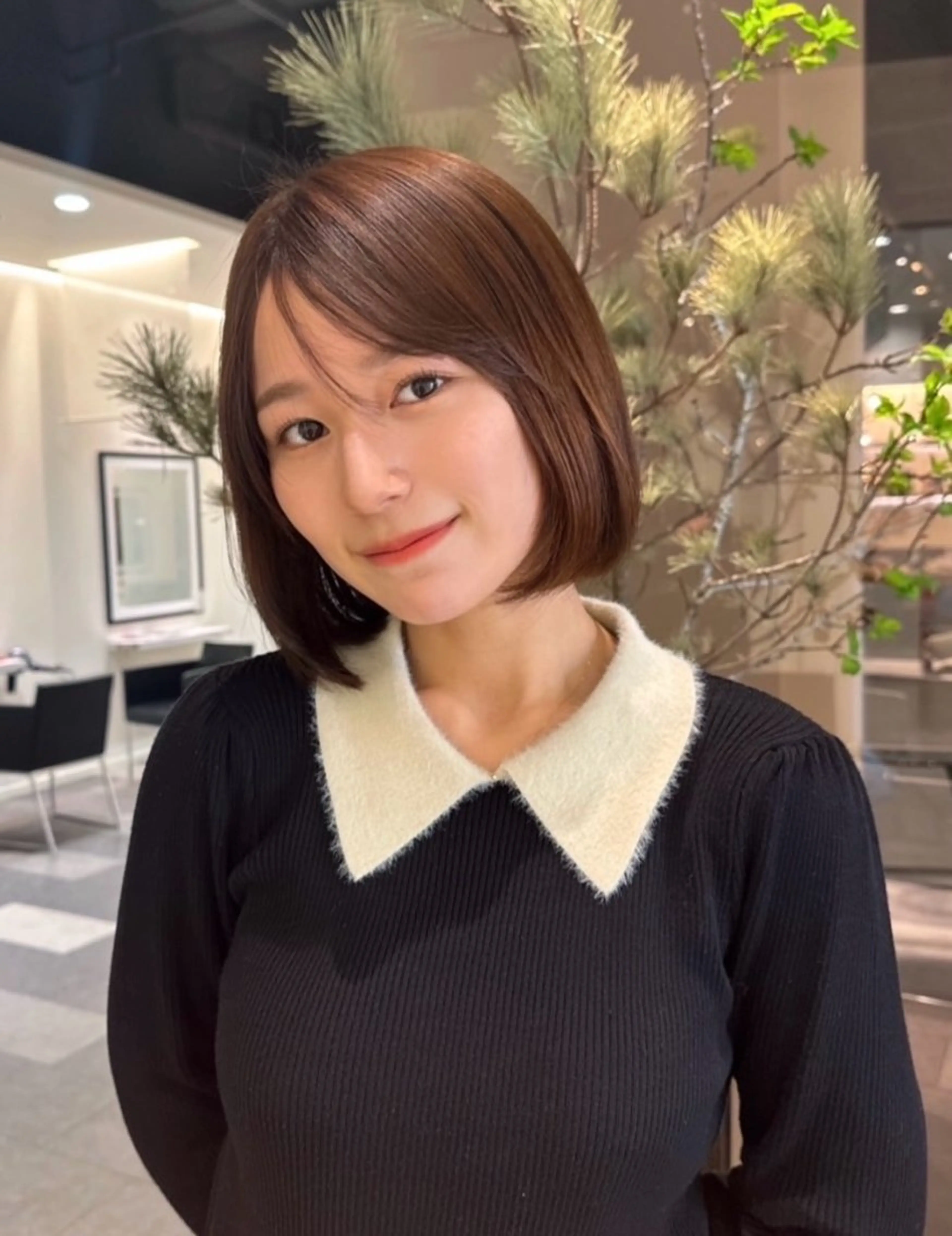 カラー 中原 優美のヘアスタイル