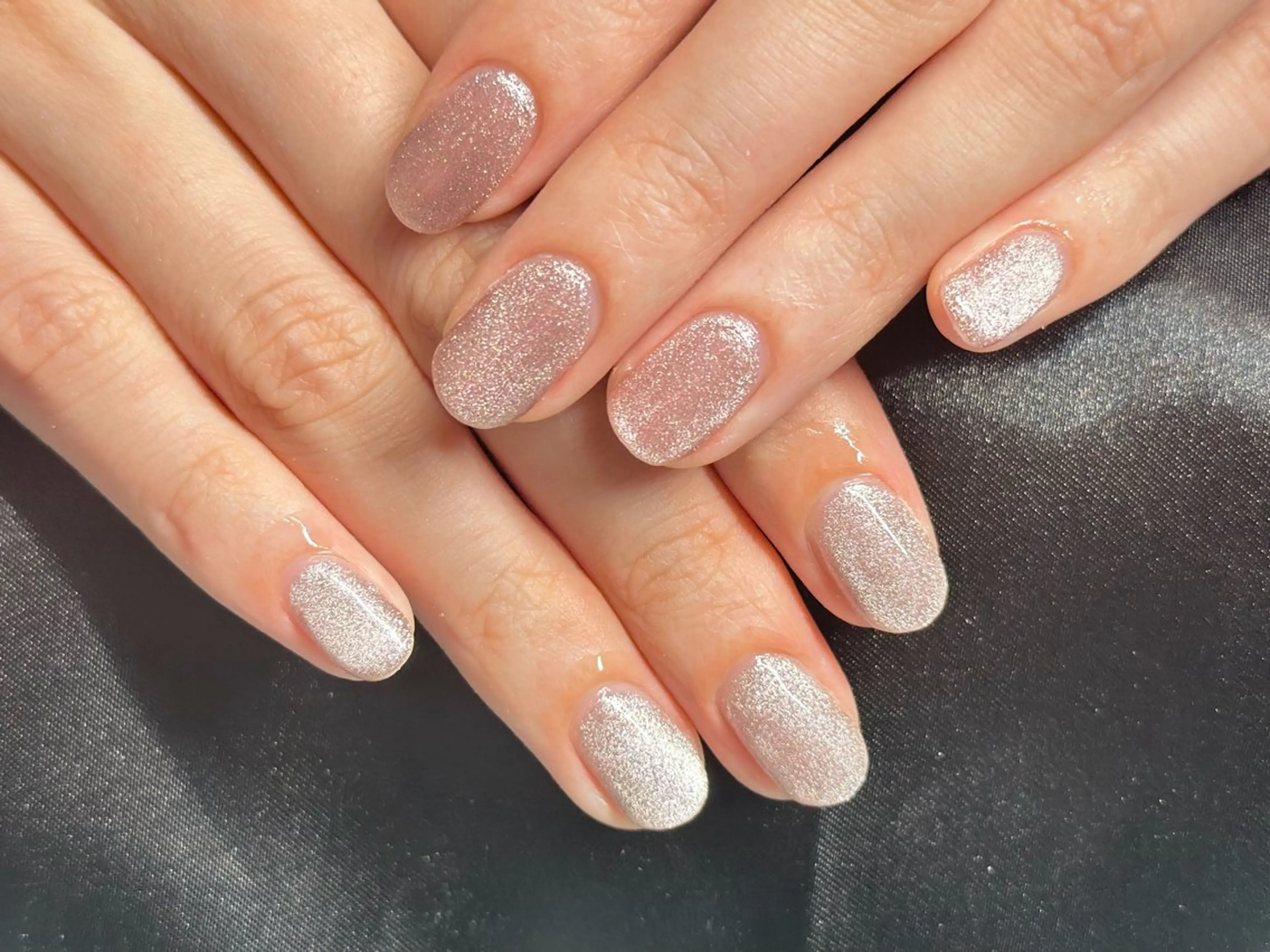 ネイル マグネットネイル ハンドネイル Nail_ SkyBlue_Jのネイルデザイン