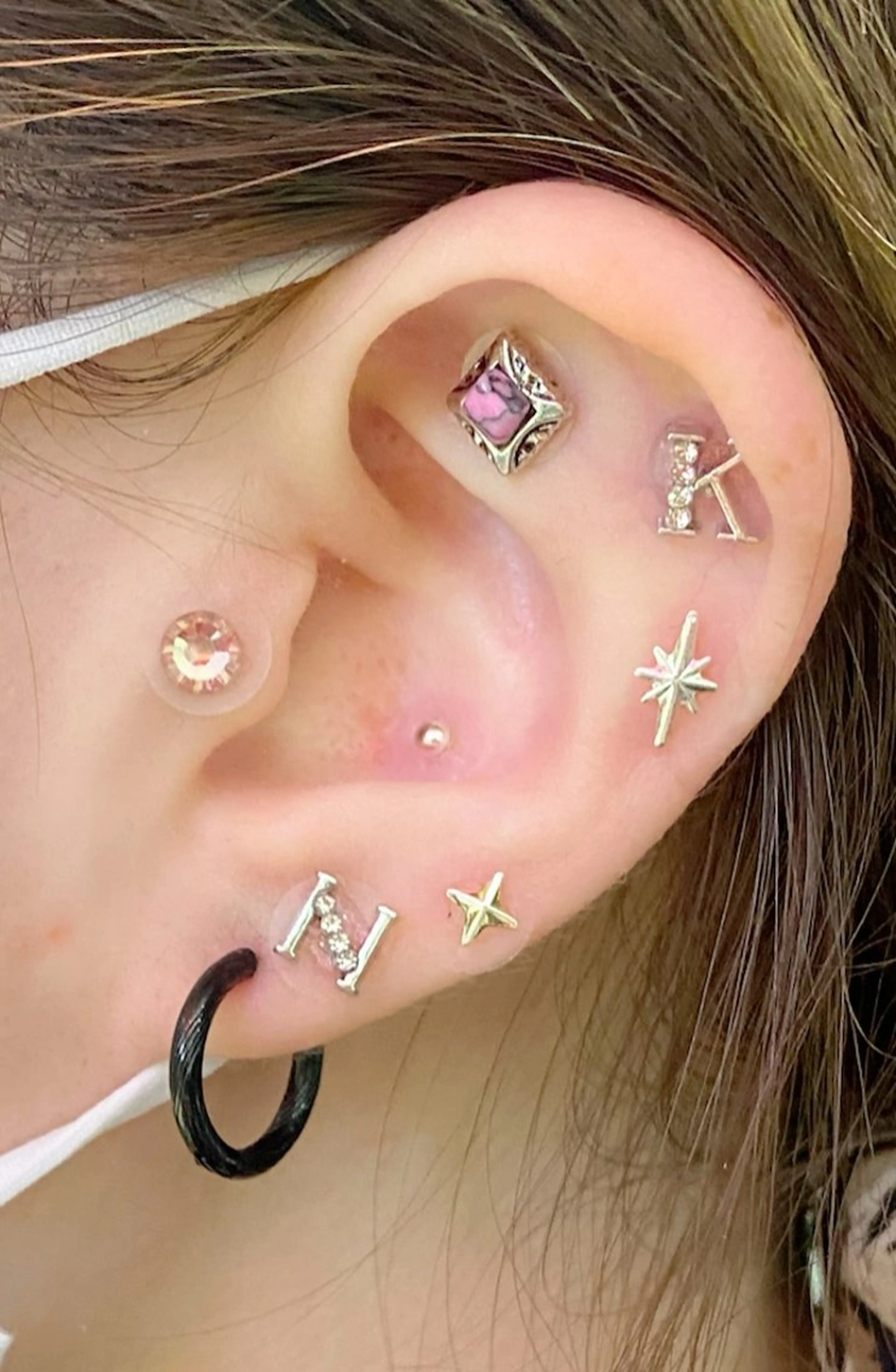 耳つぼジュエリー12​〜​16粒の写真