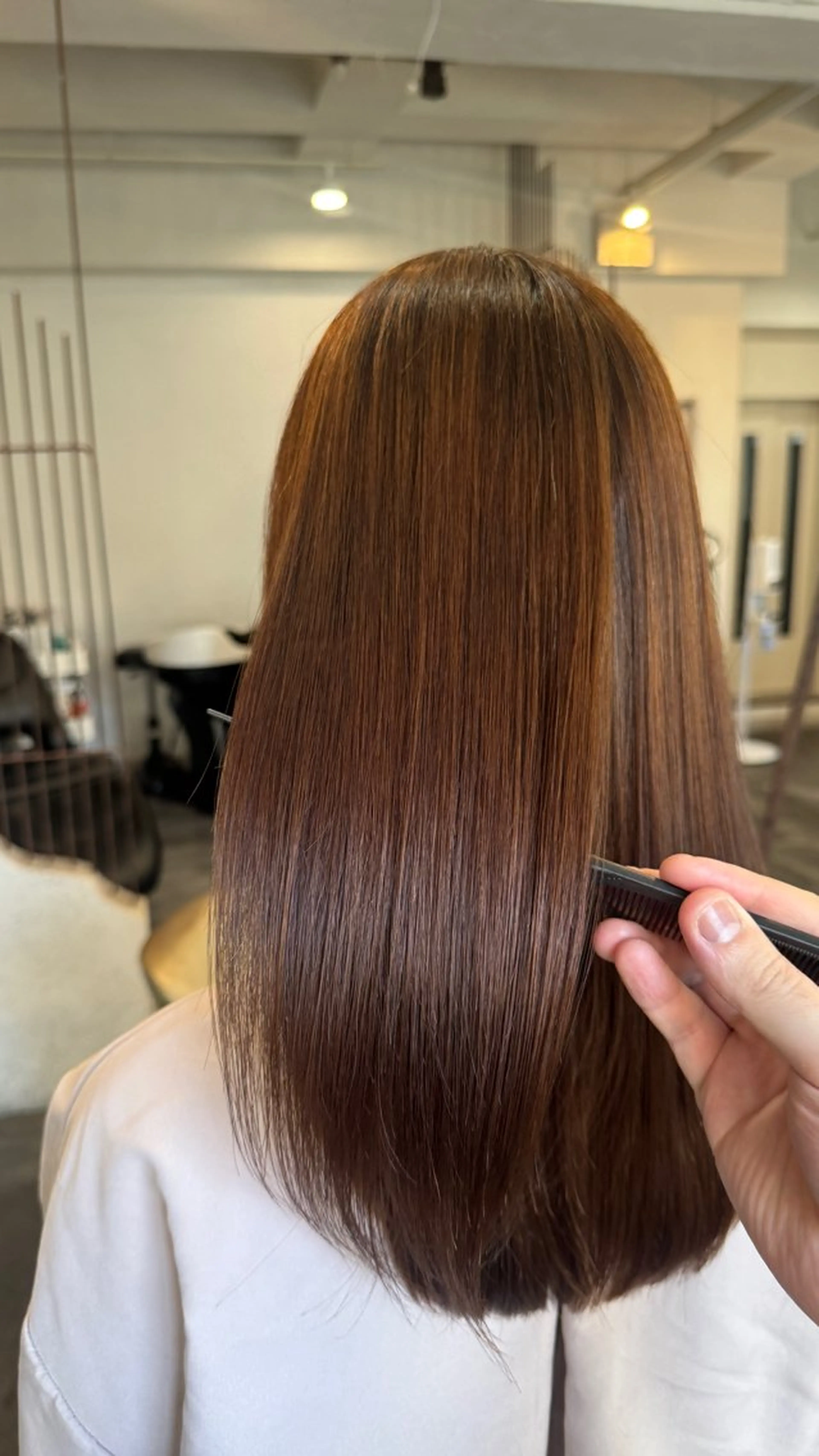 ロング カラー 髪質改善 縮毛矯正 トリートメント カット 縮毛矯正 トリートメント 🔆髪質改善 透明感 カラー🔆佐々木貴仁のヘアスタイル